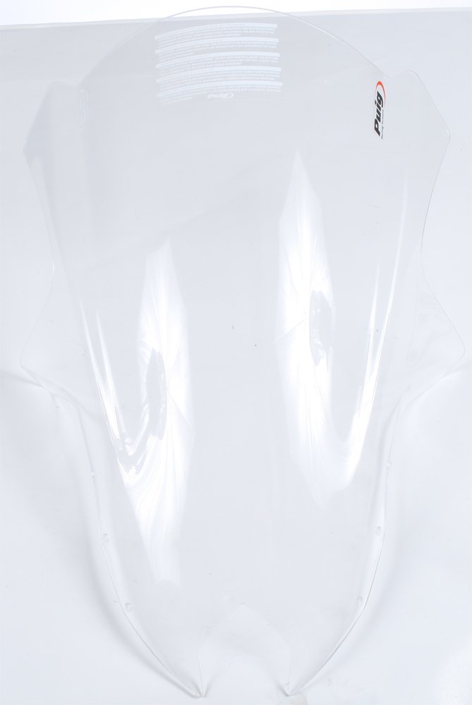 Puig 5548W Clear Motorcycle Windshield - High-Impact Resistant Touring Screen for Harley, Honda & Yamaha - Perfect for Long-Distance Riding & Highway Cruising