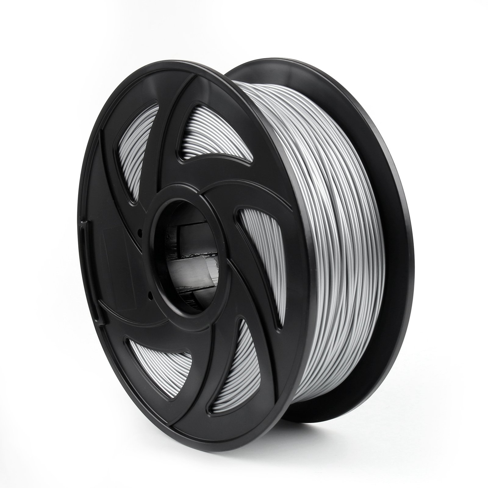 Premium 1.75mm PLA 3D Printer Filament - 1kg/2.2lb Spool - High-Quality Silver Filament for 3D Printing, Drawing Pens & MakerBot - Perfect for DIY Projects, Prototyping & Creative Designs