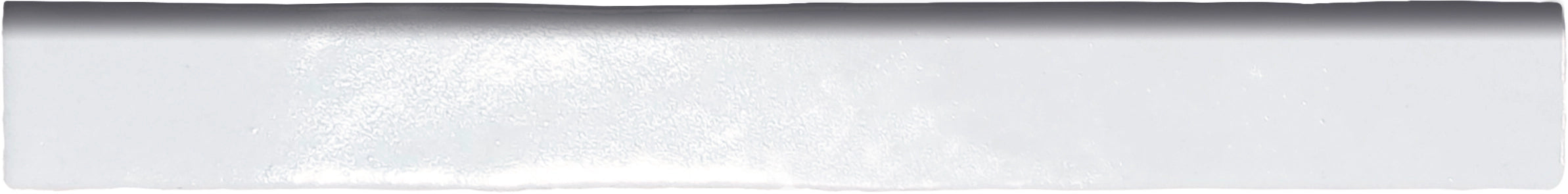Zellige Charm 1x8 Bullnose Trim Tiles - Handmade Moroccan Ceramic Edge Tiles for Kitchen Backsplash & Bathroom Wall - Perfect Finishing Touch for Home Renovation