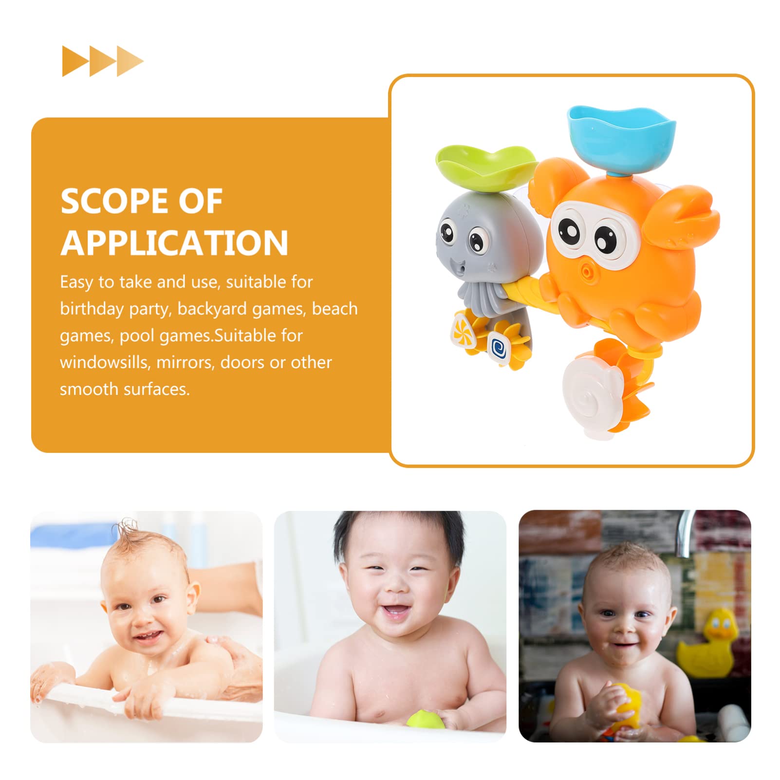 Vaguelly 5-Piece ABS Bath Toys Set for Kids - Fun Water Play Tub Toys for Toddlers & Children | Perfect for Bathtime, Pool Parties & Sensory Play