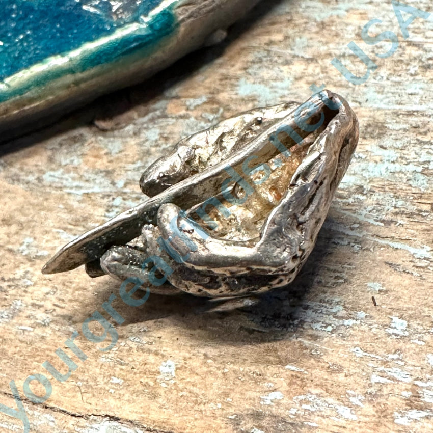 Vintage Handmade Lost Wax Cast Sterling Silver Potter’s Hand Pendant Necklace - Perfect for Jewelry Lovers, Gift Giving & Boho Fashion Accessories