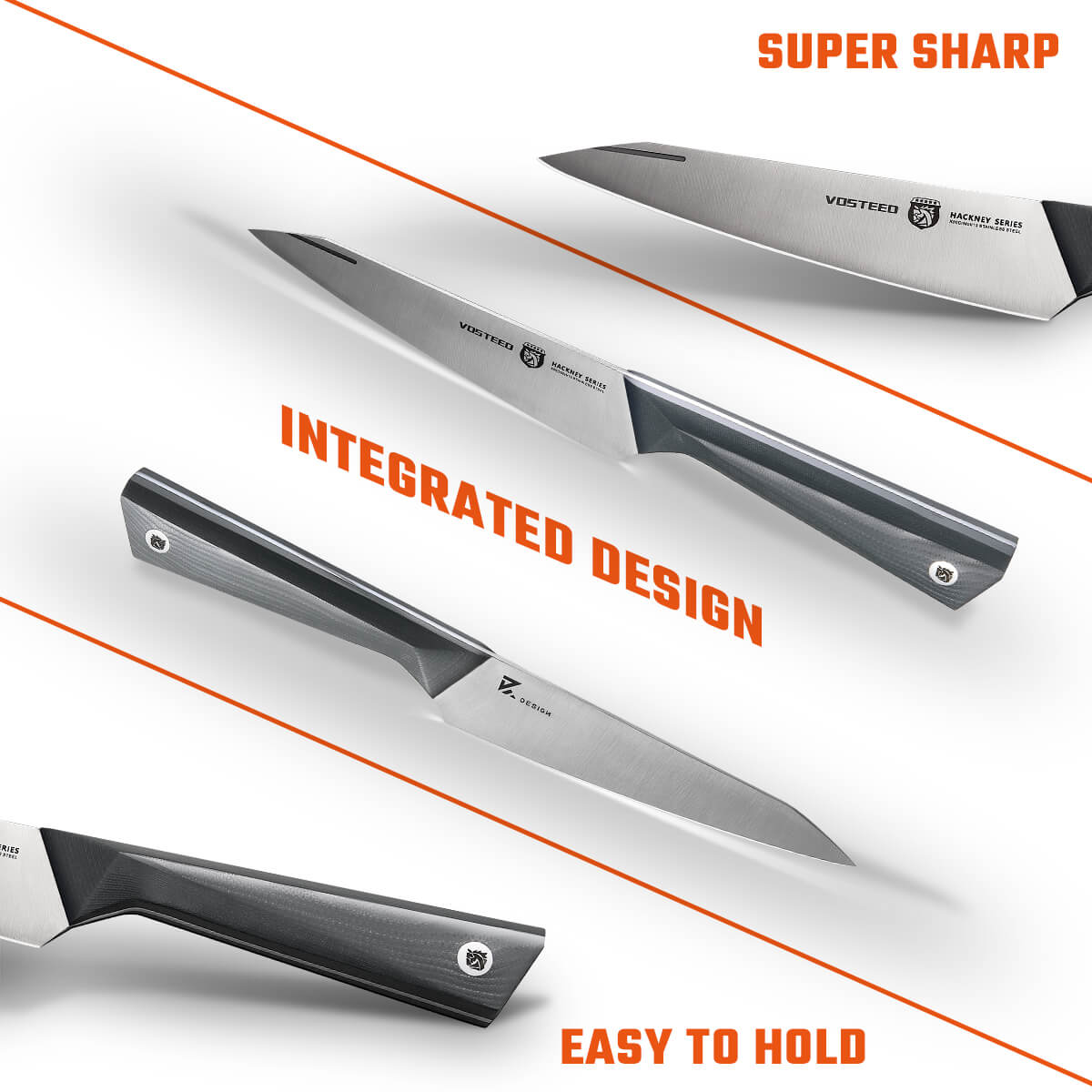 Premium Hackney Utility Knife 5-Pack - Heavy Duty Retractable Box Cutter with Safety Lock - Ideal for Warehouse, Construction & DIY Projects