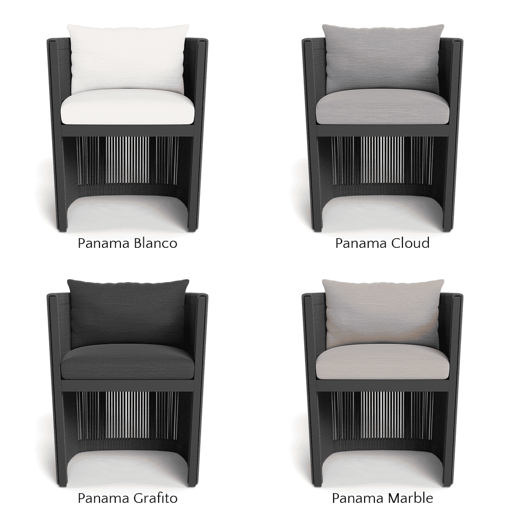 Antigua Outdoor Dining Armchair - Weather-Resistant Patio Chair for Garden, Poolside, or Backyard - Comfortable & Durable for Outdoor Entertaining