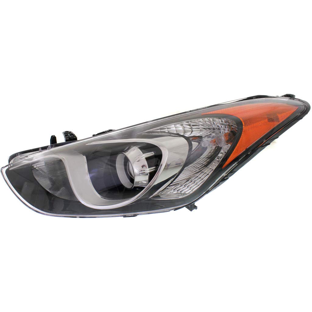 Hyundai Elantra GT Headlight Assembly 2013-2017 Driver Side with Bulbs - DOT Certified Replacement for HY2502173 | CarLights360 | Perfect for Night Driving & Foggy Conditions