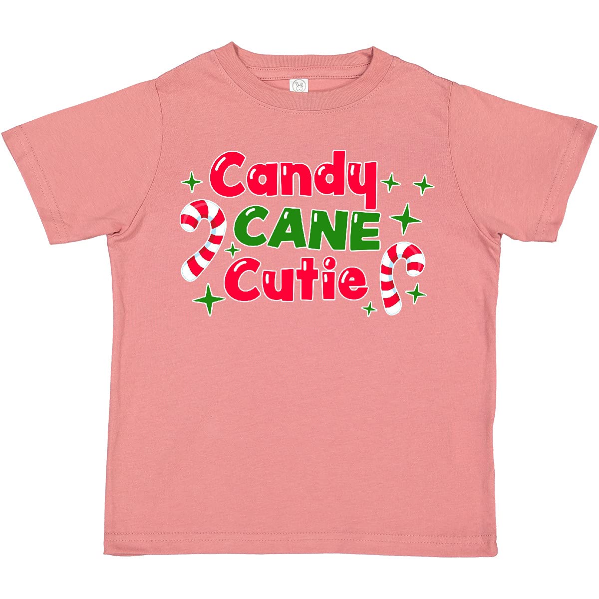 Festive Inktastic Christmas Candy Cane Cutie Toddler T-Shirt - Cute Holiday Outfit for Babies & Toddlers - Perfect for Christmas Parties, Family Photos & Seasonal Celebrations