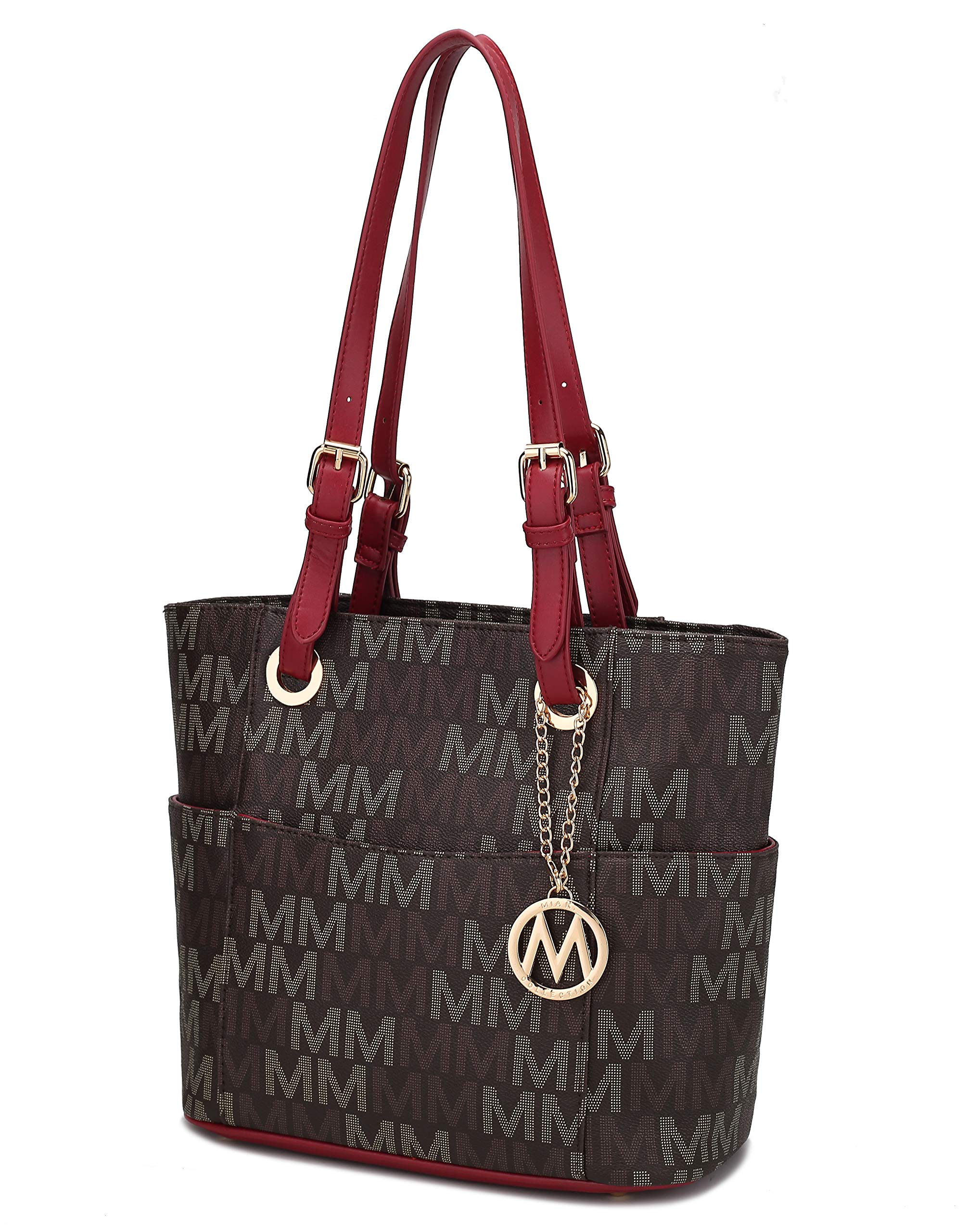 MKF Collection Vegan Leather Tote Bag for Women - Stylish Shoulder Bag with Top Handle, Spacious Interior & Signature Design | Perfect for Work, Travel & Everyday Use