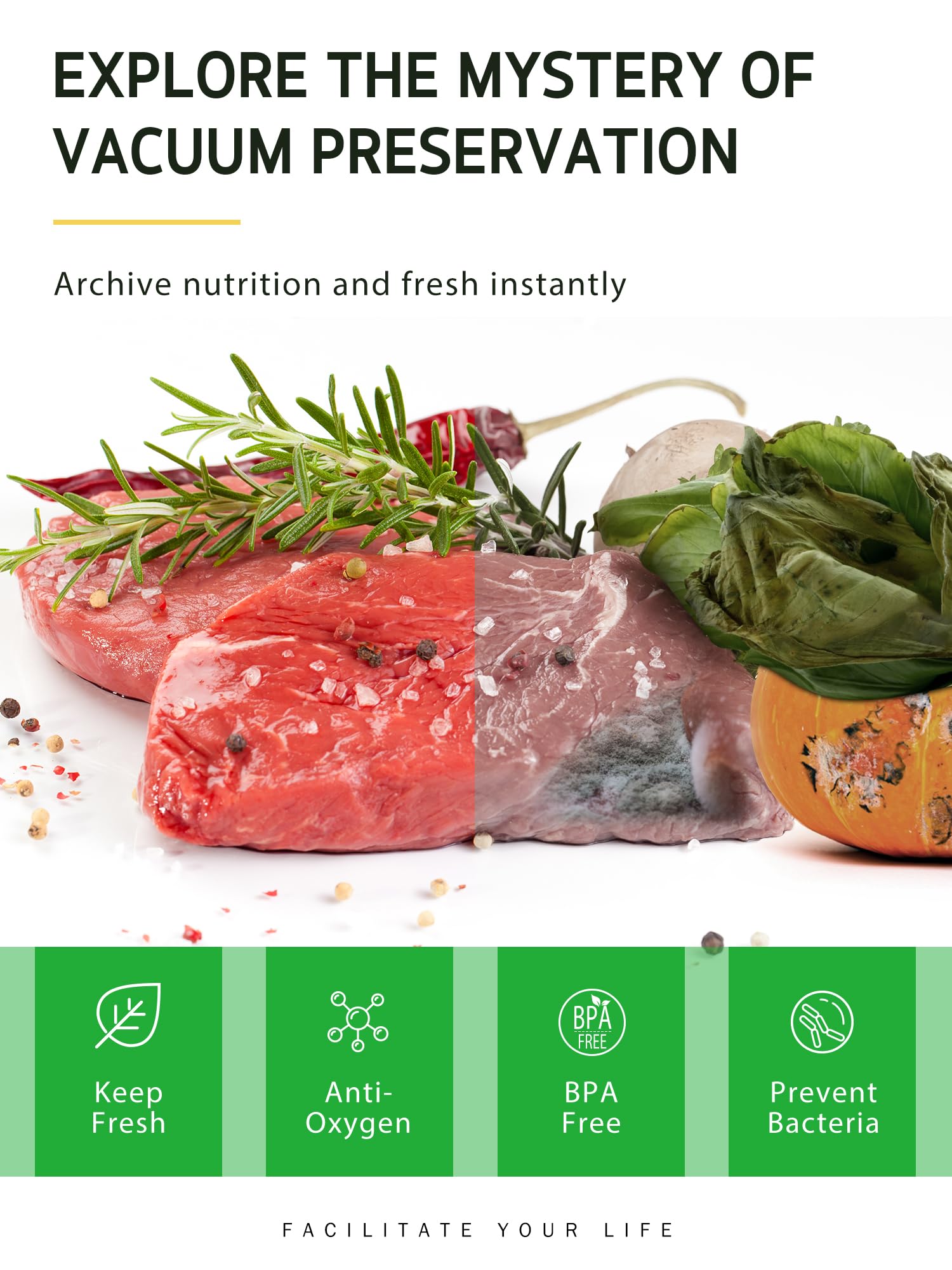 Premium Vacuum Sealer Bags - 2 Pack (11