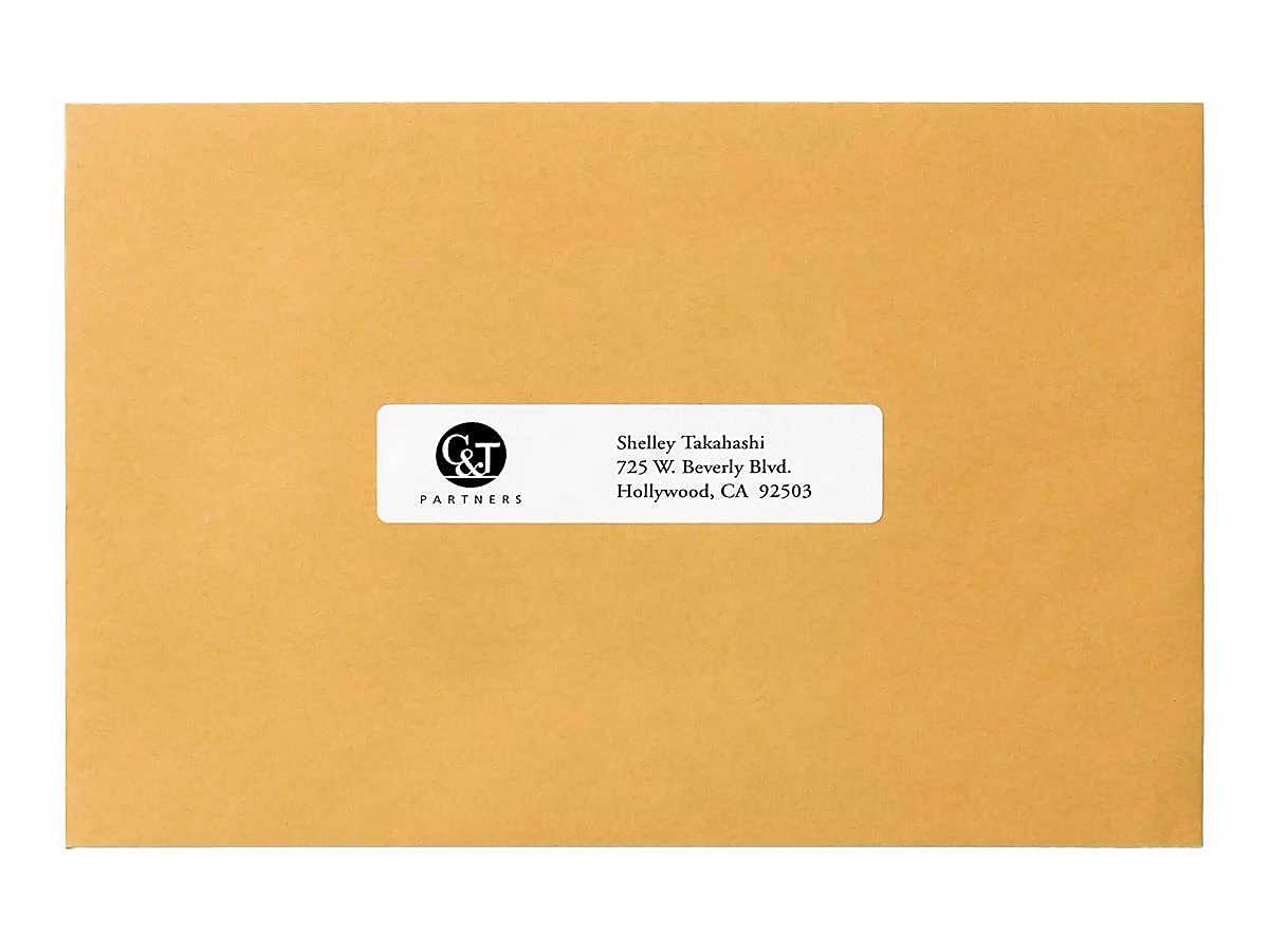 Avery 4065 Pin Fed Labels - 1 Across, 4x15/16 Inches, White (5000/BX) | Perfect for Shipping, Filing & Organization | Durable Laser/Inkjet Printer Labels for Offices & Businesses