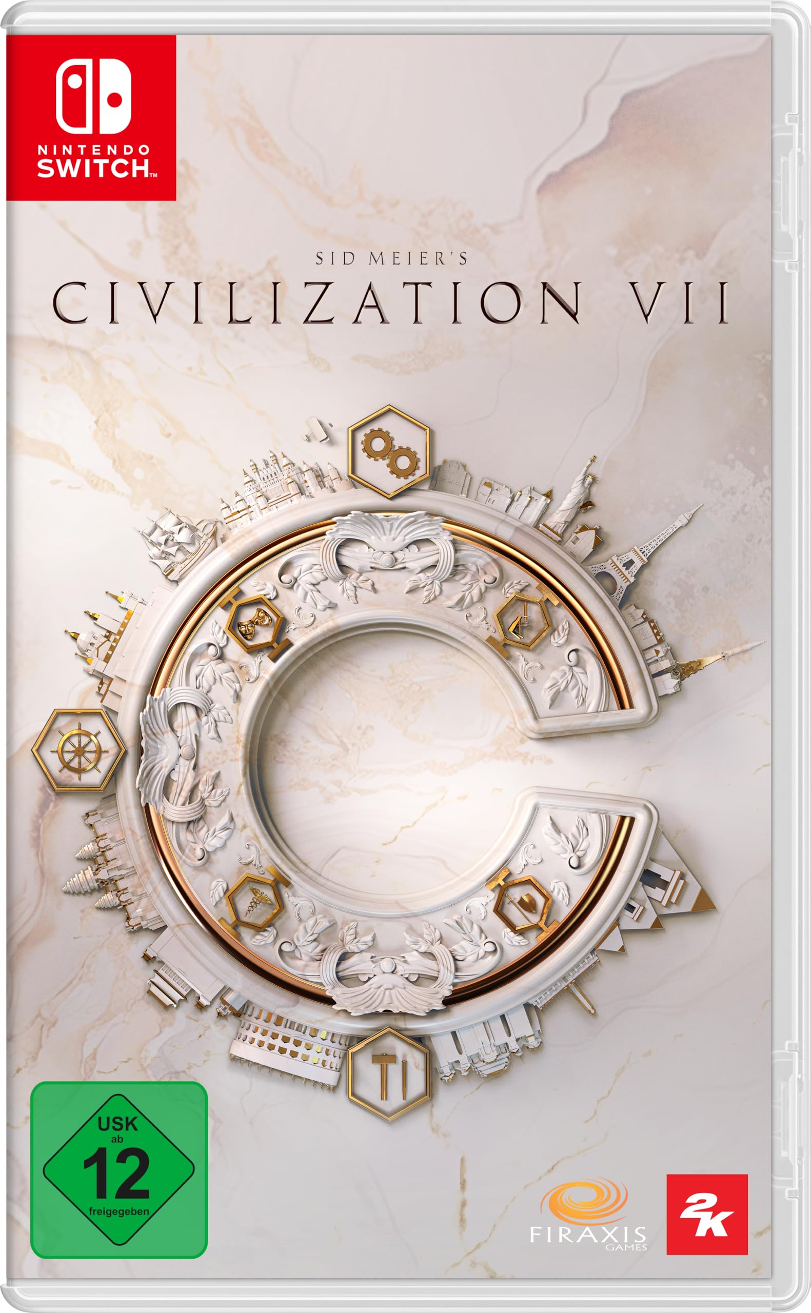 Sid Meier's Civilization VII - Nintendo Switch Game | Golden Joystick Award Nominee | Strategy Game for Home & Travel Gaming