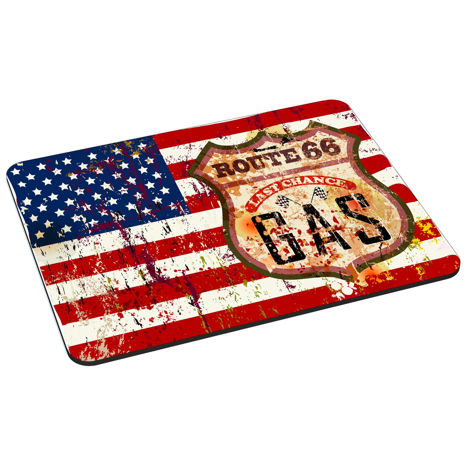 Premium Neoprene Stars and Stripes Mouse Pad - Non-Slip Gaming & Office Desk Mat - Patriotic USA Flag Design for Computer, Laptop & Workspace Accessories