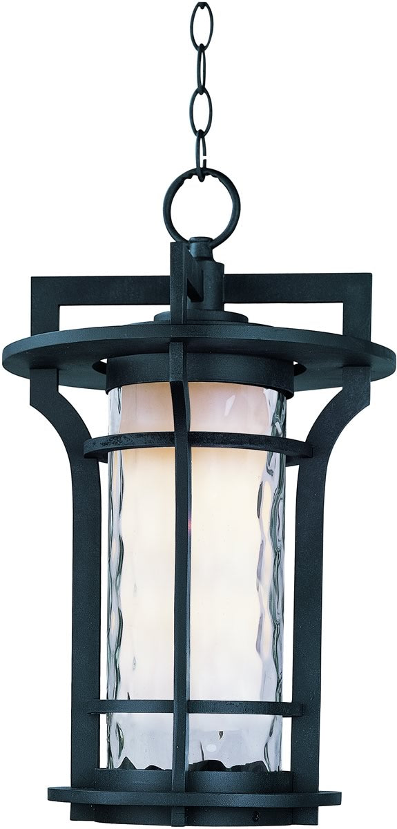 12W Oakville LED Outdoor Hanging Lantern - Black Oxide Finish - Energy Efficient Porch Light for Patio, Garden, and Entryway Lighting