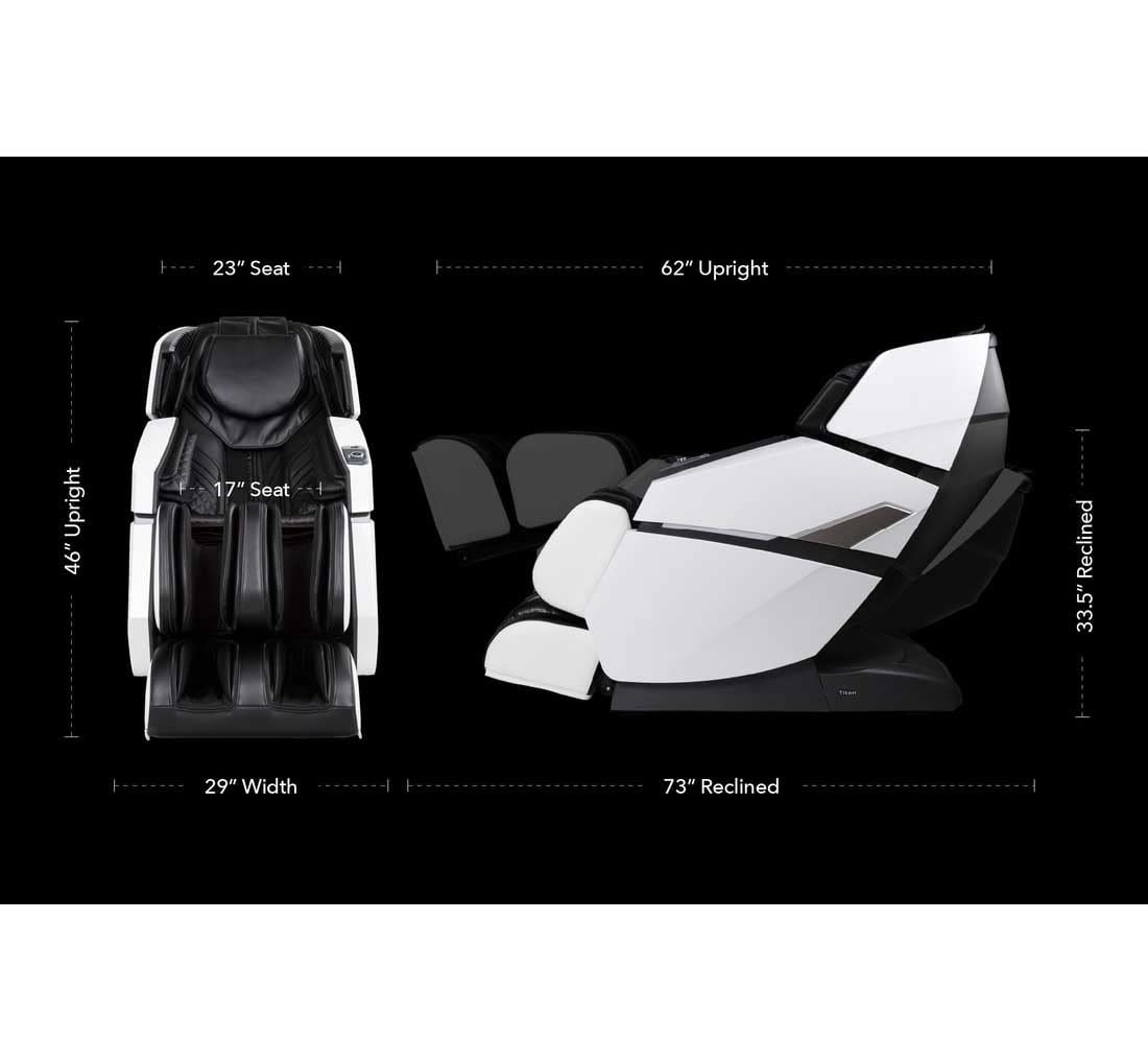 Osaki Titan Summit Flex Brown Zero Gravity Full Body Massage Chair with Body Scan, Lumbar & Calf Heat, Bluetooth Speakers - Space Saving Design for Home, Office & Relaxation Therapy