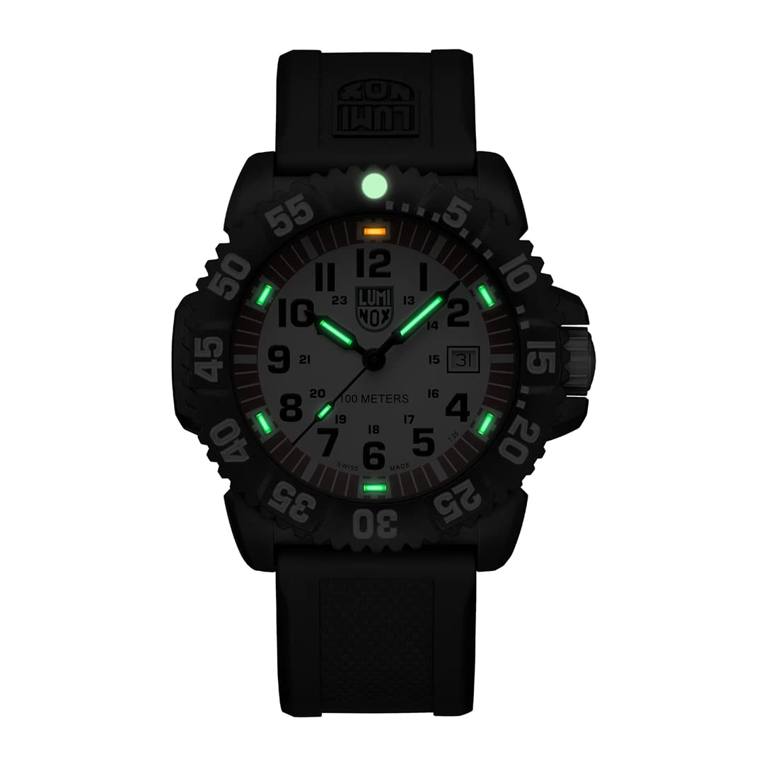 Luminox G Sea Lion Men's Military Watch with Date Function - 100m Water Resistant - Swiss Made - Durable Tactical Timepiece for Outdoor, Diving & Adventure Activities