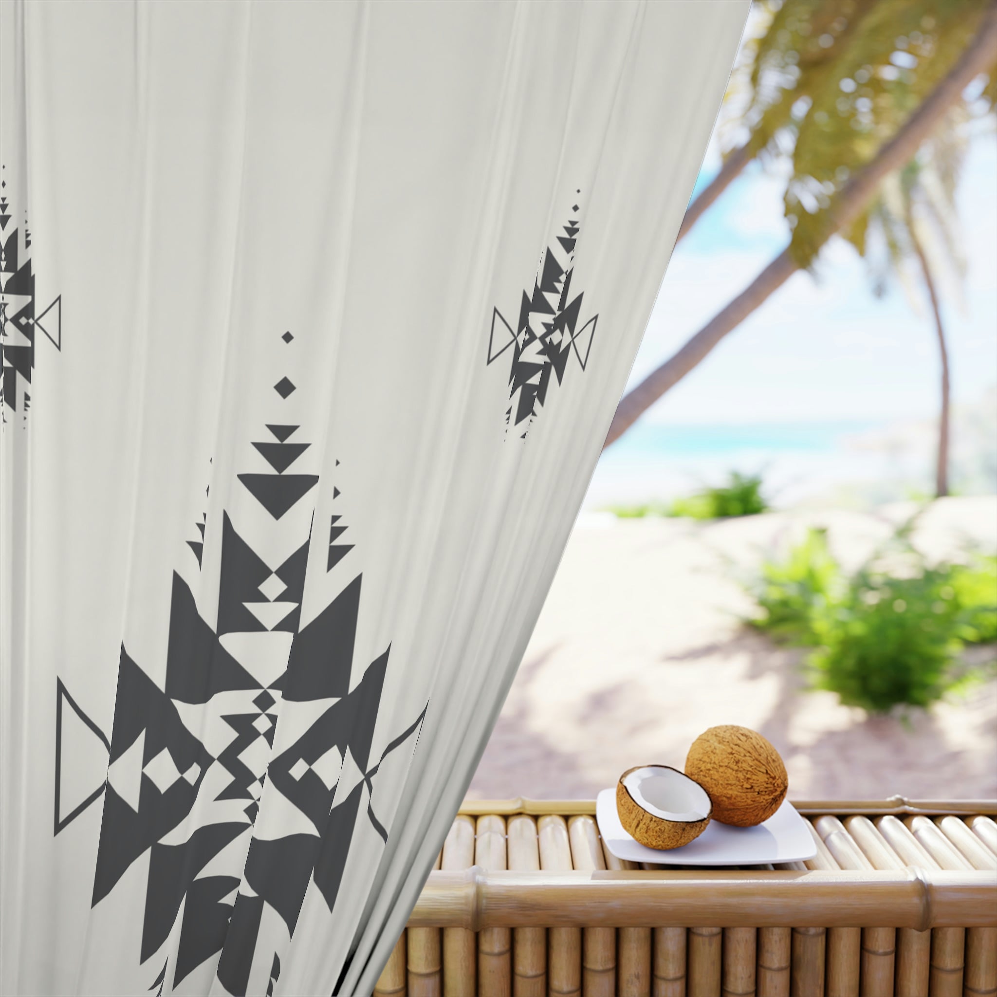 Blackout Curtains for Bedroom - Southwestern Sand Dune Print Polyester Window Drapes (50x84 Inches, 1 Panel) | Perfect for Home Decor, Nursery & Light Blocking