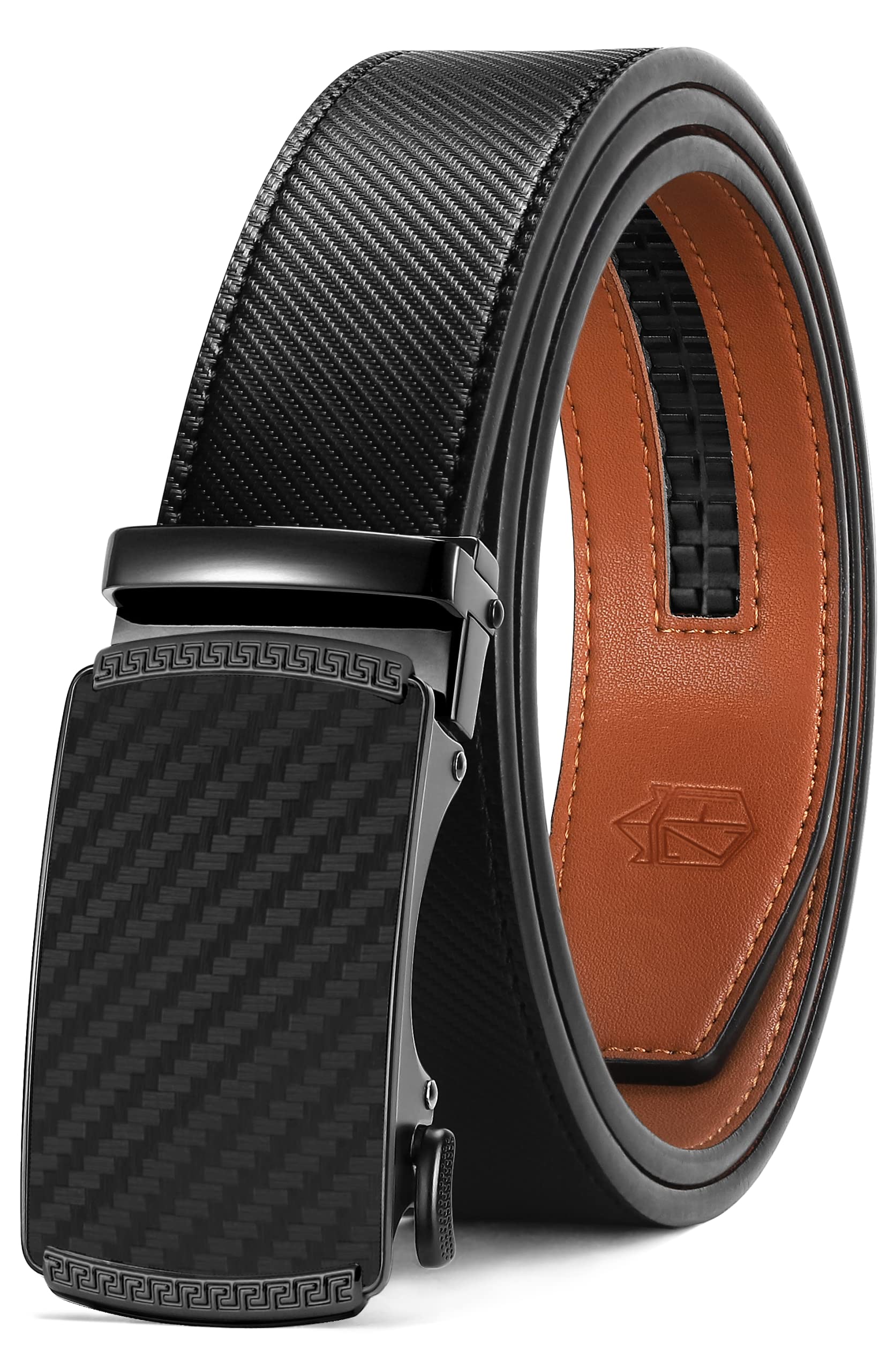 Premium Men's Ratchet Dress Belt - 1 3/8