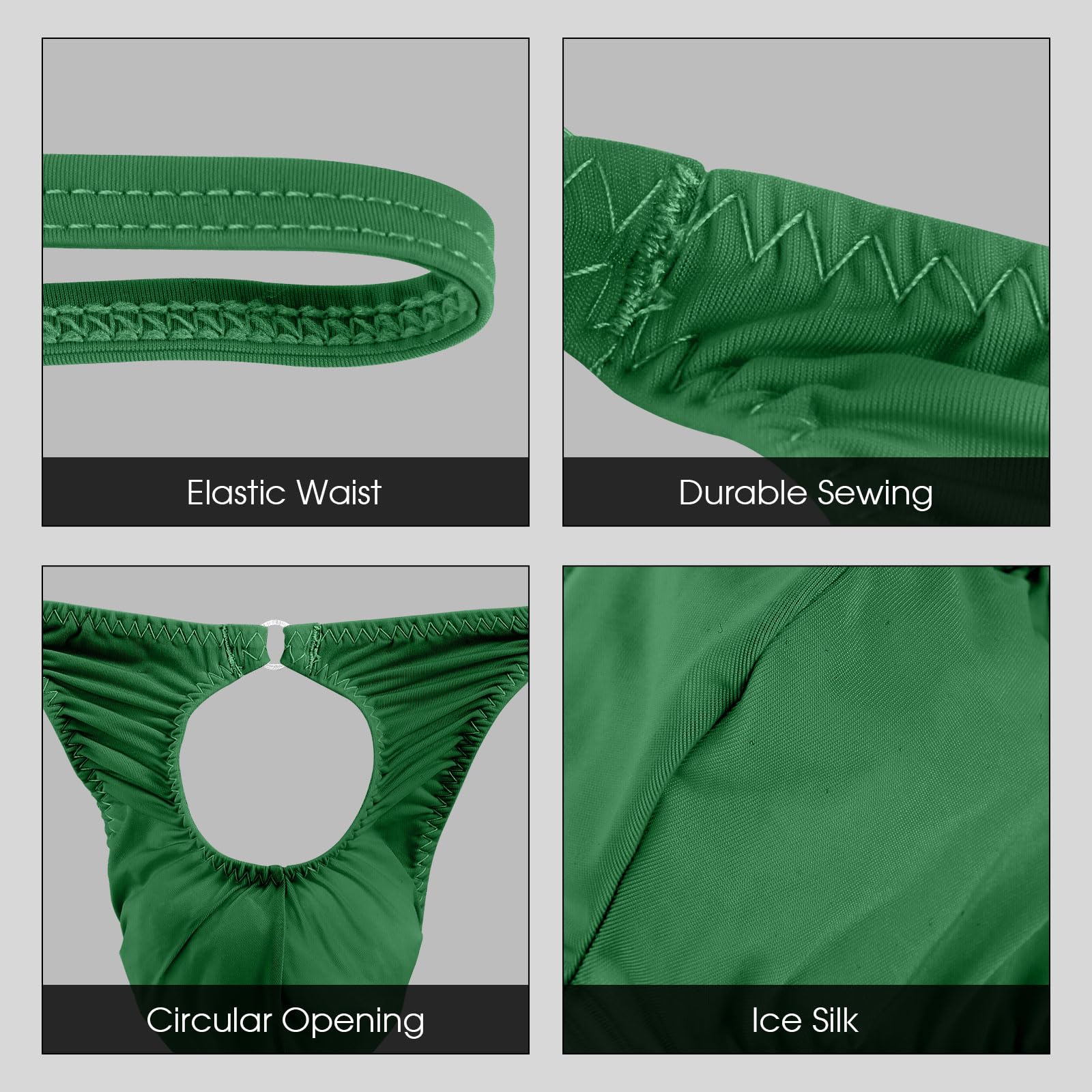 **Men's Thong Underwear - Soft & Breathable Lingerie for Comfort & Style - Open Front Design - Perfect for Gym, Sleep & Everyday Wear**