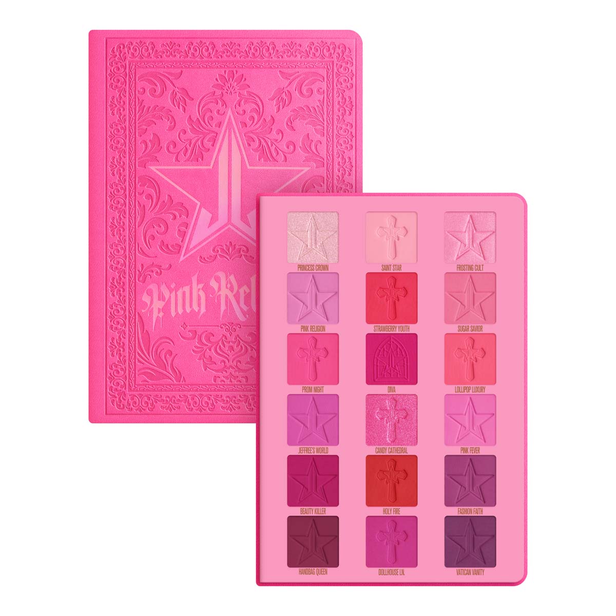 Palette Pink Religion - Trendy Aesthetic Makeup Palette for Soft Glam & Everyday Looks | Perfect for Instagram, TikTok & Beauty Influencers