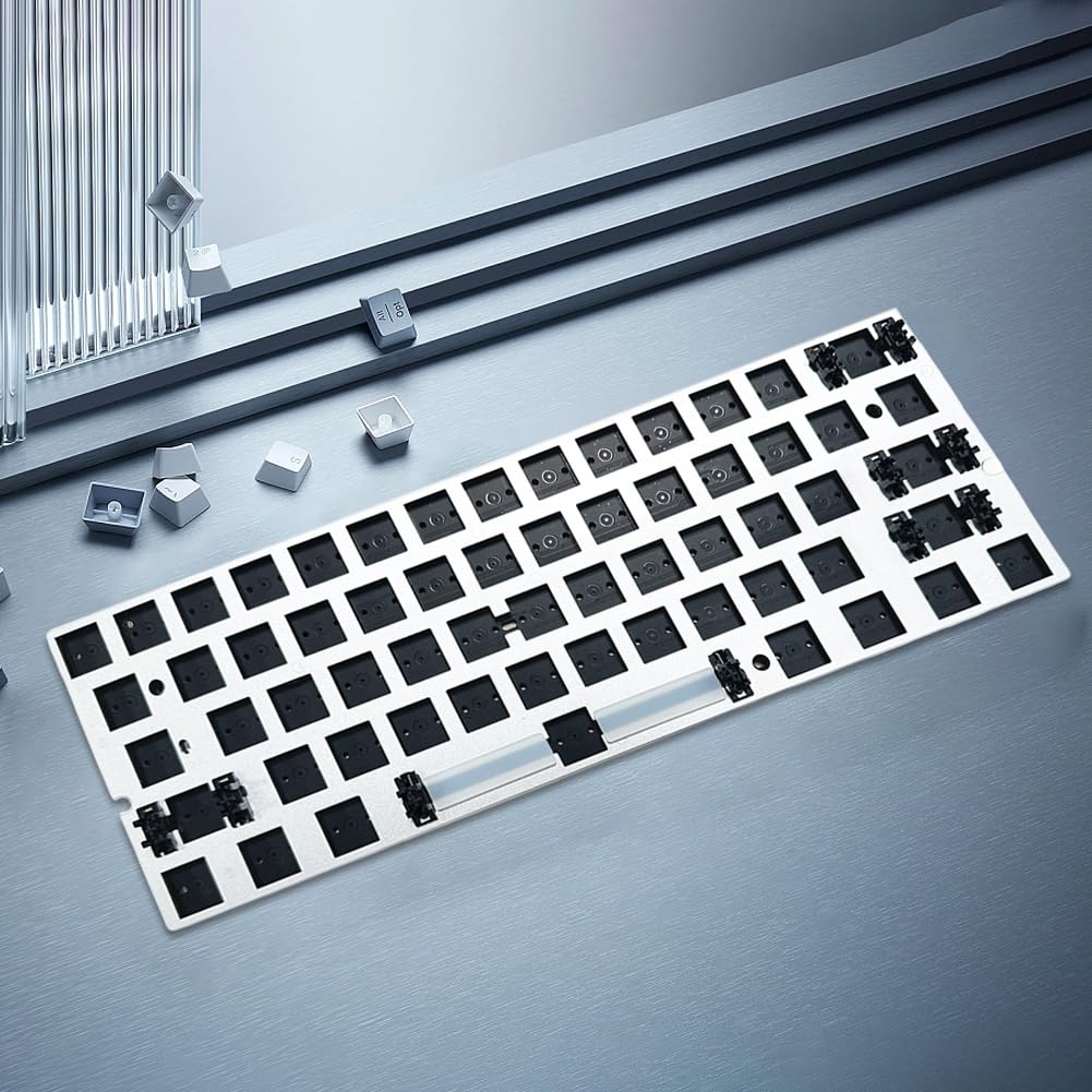 LYEAA RGB Wired Gaming Keyboard - Hot Swappable Mechanical PCB, Customizable Backlit Keyboard for PC Gamers | Perfect for Esports, Streaming & Late Night Gaming Sessions