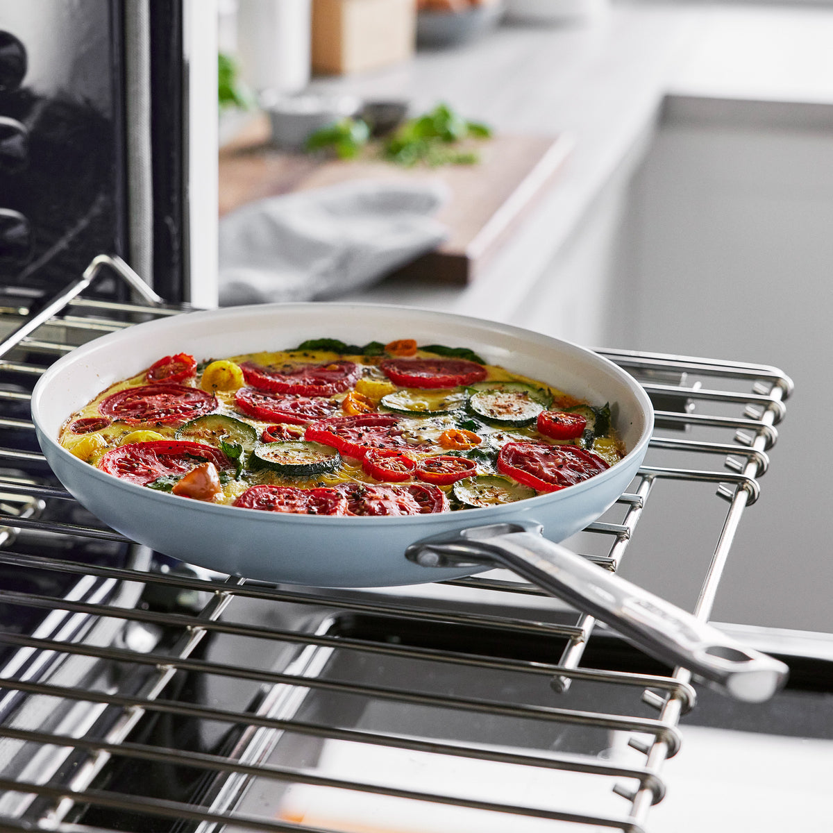 Padova Pro Ceramic Nonstick 8-Inch & 10-Inch Frying Pan Set - Healthy Cooking, Easy Cleanup for Eggs, Pancakes & Stir Fry | Dishwasher Safe PFOA-Free Cookware