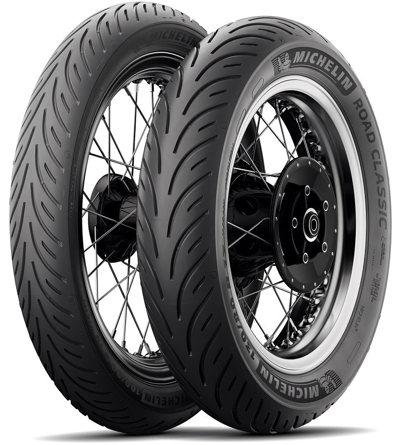 Michelin Road Classic Sport Touring 4.00-18 Motorcycle Tire - High-Performance Touring & Commuting for Smooth Rides on Highways and City Streets