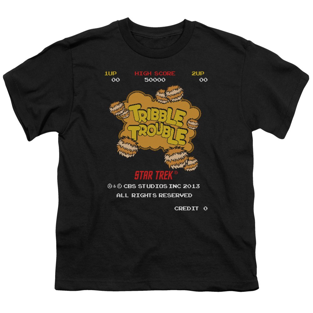 Star Trek Tribble Trouble Unisex Youth T-Shirt for Boys & Girls | Fun Sci-Fi Gift for Kids & Teens | Perfect for Cosplay, Conventions & Everyday Wear