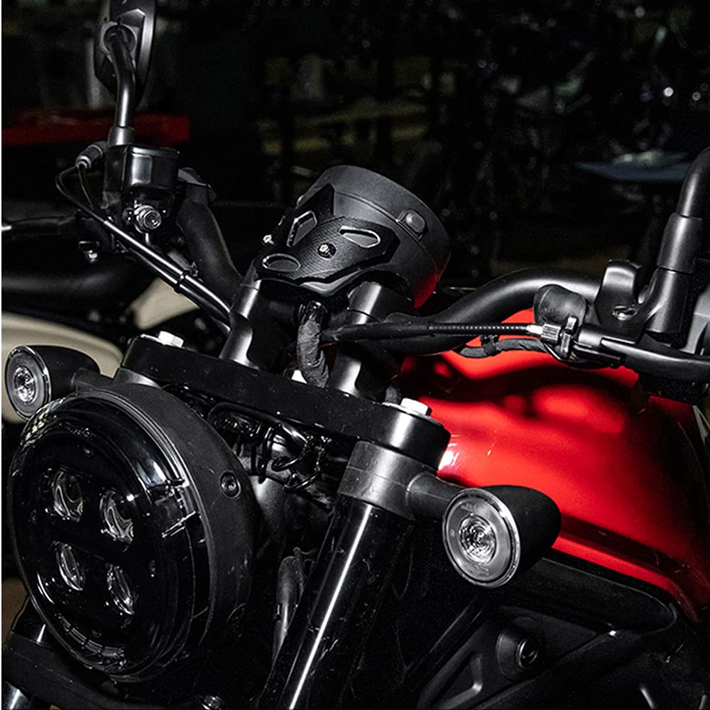 Motorcycle Speedometer Tachometer Cover for Honda Rebel 500 300 CMX500 CMX300 - Red Custom Gauge Decoration - Perfect for Cruiser Bike Upgrades & DIY Modifications