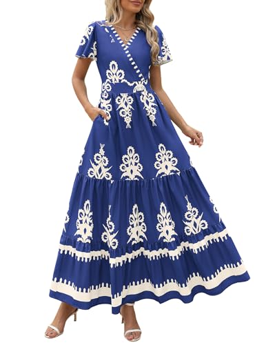 Floral Navy White