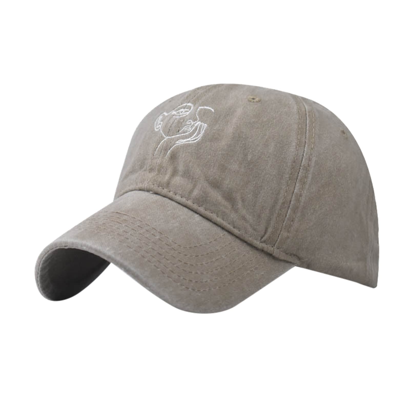 Women's Adjustable Summer Cotton Baseball Cap - Fashionable Sun Hat for Outdoor Beach Activities, Washable & Stylish for Travel and Sports