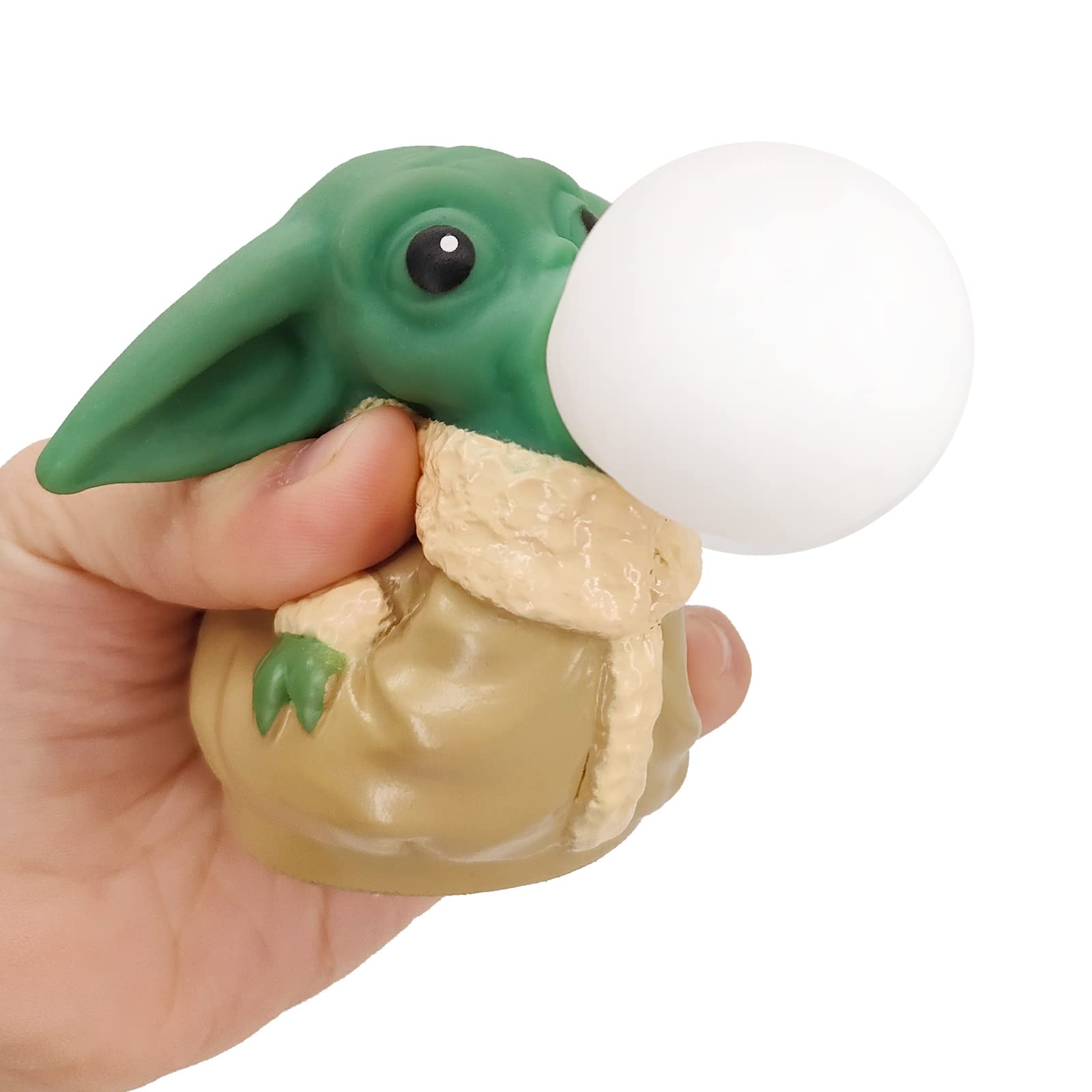 **Baby Yoda Squeeze Bubble Fidget Toy - Anti-Stress Anxiety Relief for Kids & Adults - Fun Pop It Sensory Toy for Relaxation & Focus - Perfect Gift for Star Wars Fans (Use at Home, Office, School, Travel)**