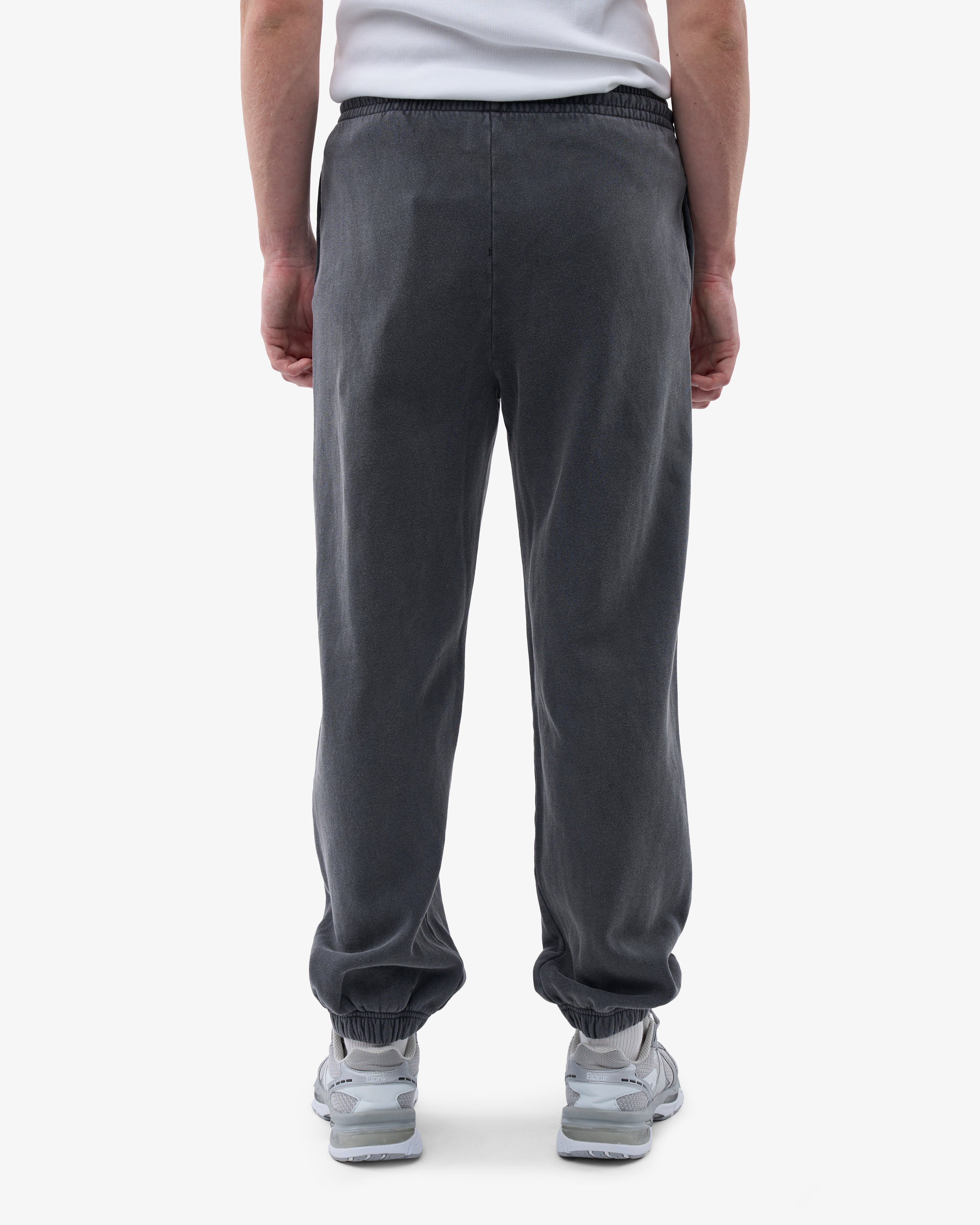Organic Relaxed Sweatpants for Women - Soft Faded Black Jogger Pants | Lounge, Yoga & Home Wear | Comfortable Casual Pants for Relaxing & Running Errands