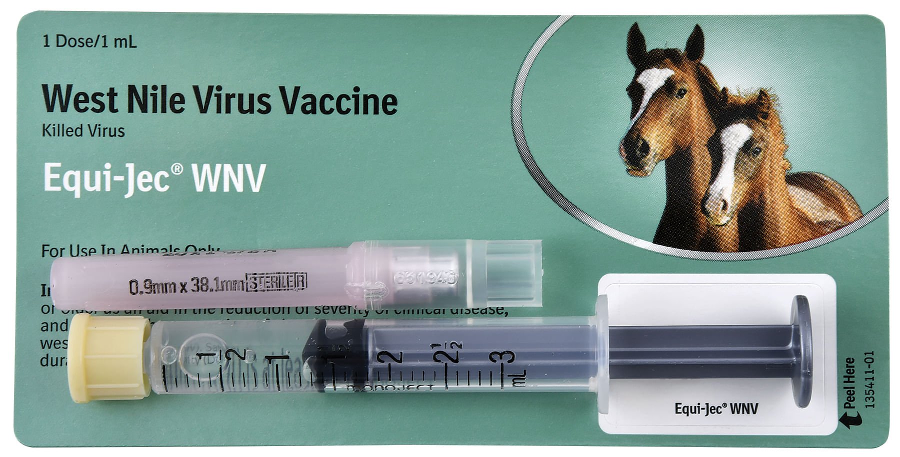 Equi Jec WNV Vaccine for Horses - West Nile Virus Protection for Equine Health | Preventative Care for Horse Stables & Outdoor Activities