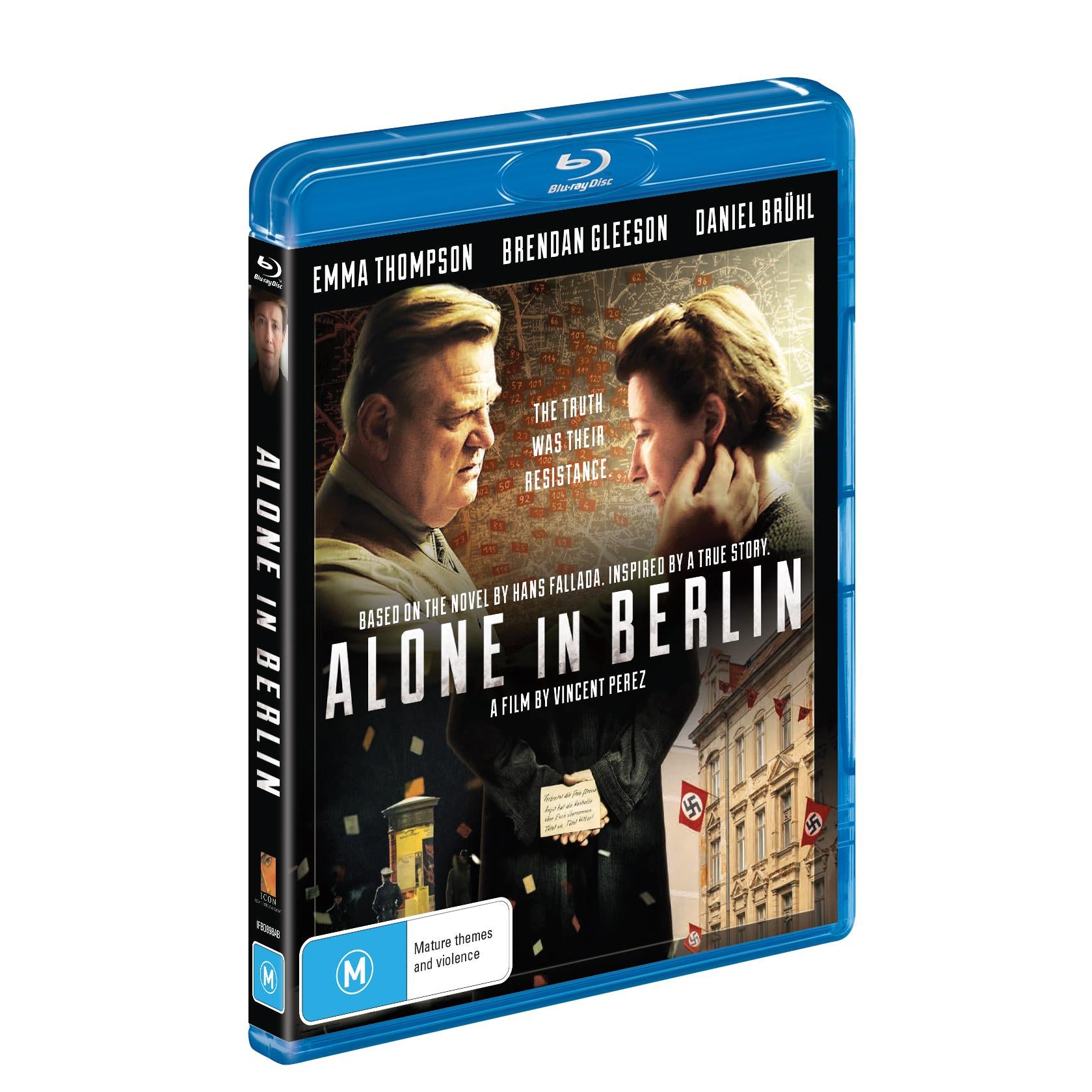 Alone in Berlin Blu-ray DVD - Historical Drama Movie Based on True Story - Perfect for WWII Film Enthusiasts & History Buffs