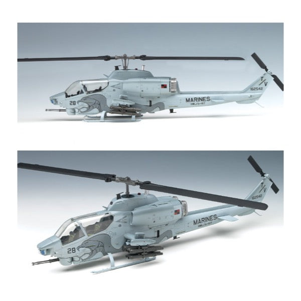 1/35 Scale USMC AH-1W SuperCobra Helicopter Model Kit - Academy 12116 NTS Update - Perfect for Military Enthusiasts & Model Builders