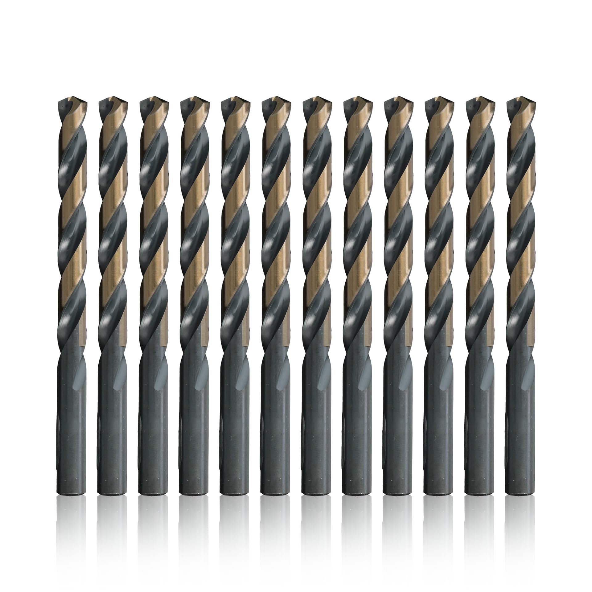 Drill America 1.50mm High Speed Steel Black & Gold KFD Split Point Drill Bits - Pack of 12 | Precision Metal & Wood Drilling | Ideal for DIY Projects, Home Repairs & Professional Workshops