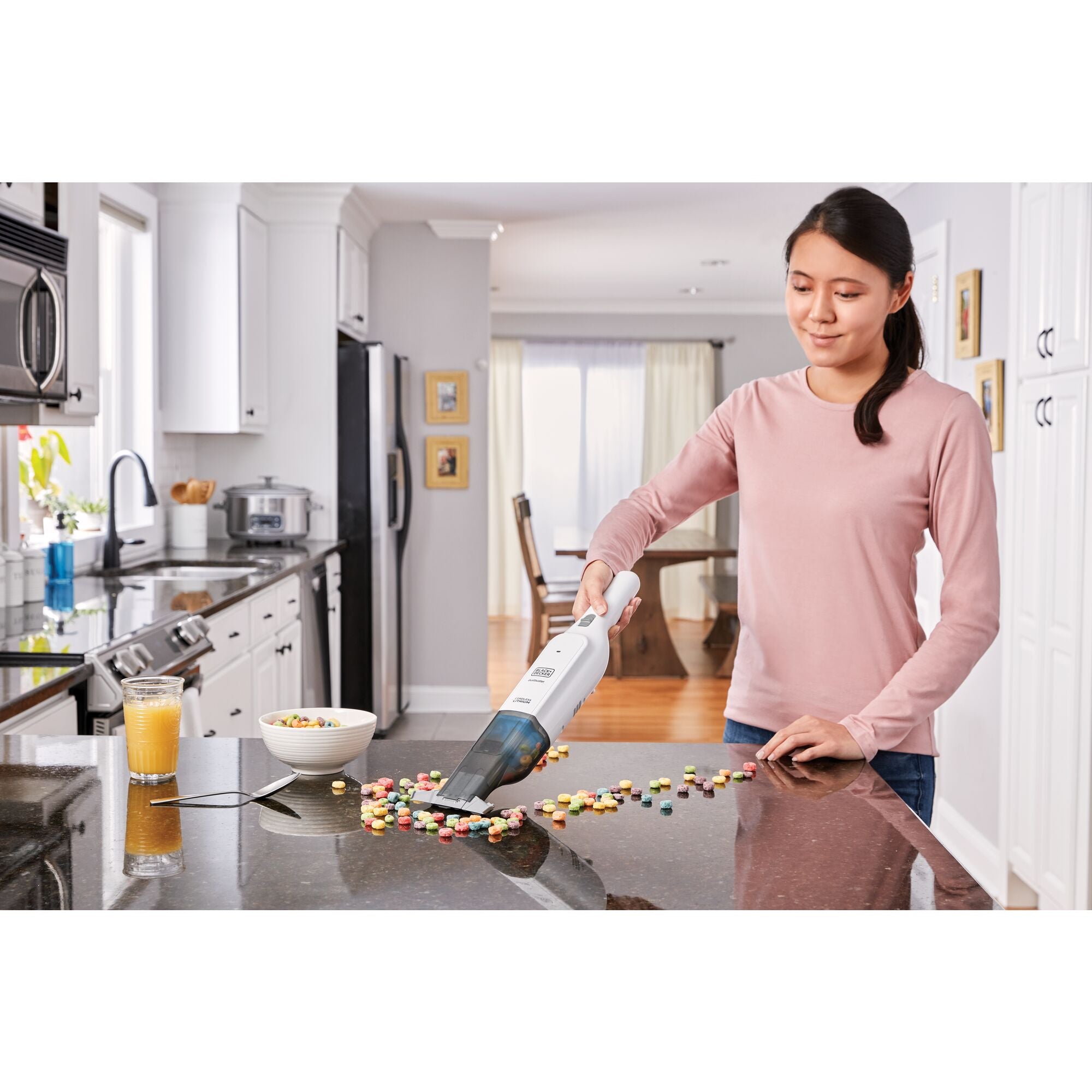 AdvancedClean™ Slim Cordless Handheld Vacuum - Powerful Portable Dustbuster for Home, Car & Pet Hair - Lightweight Rechargeable Hand Vac for Quick Cleanups