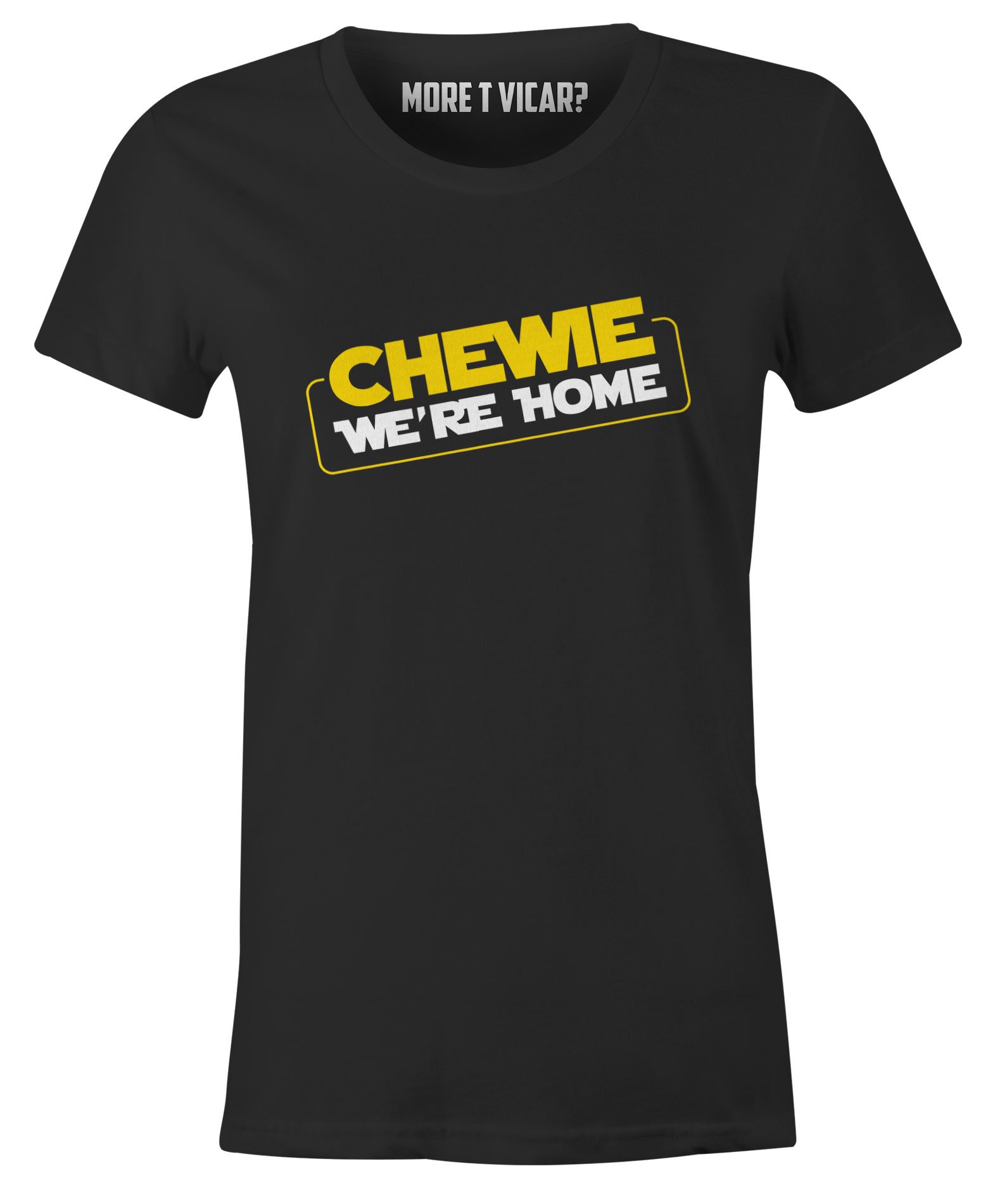 Women's Chewie We're Home Star Wars Graphic T-Shirt - Comfortable & Stylish for Casual Wear, Fan Events, and Everyday Outfits