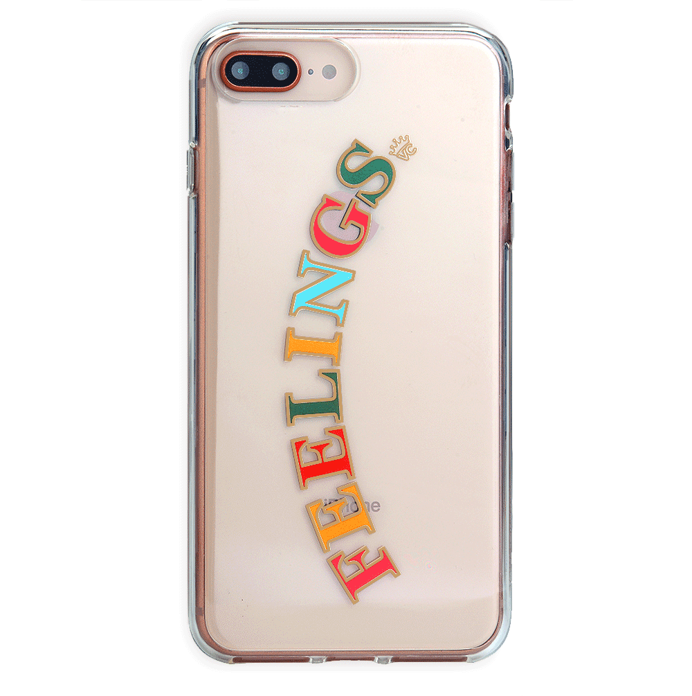 Feelings Clear iPhone Case - Ultra Slim Protective Cover for iPhone [Model] - Shatterproof & Scratch-Resistant - Perfect for Everyday Use, Travel, and Work