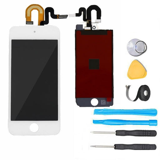iPod Touch 6th Generation LCD Screen Replacement & Digitizer Display Repair Kit - Premium Quality - White - Perfect for DIY Fixes & Home Repairs