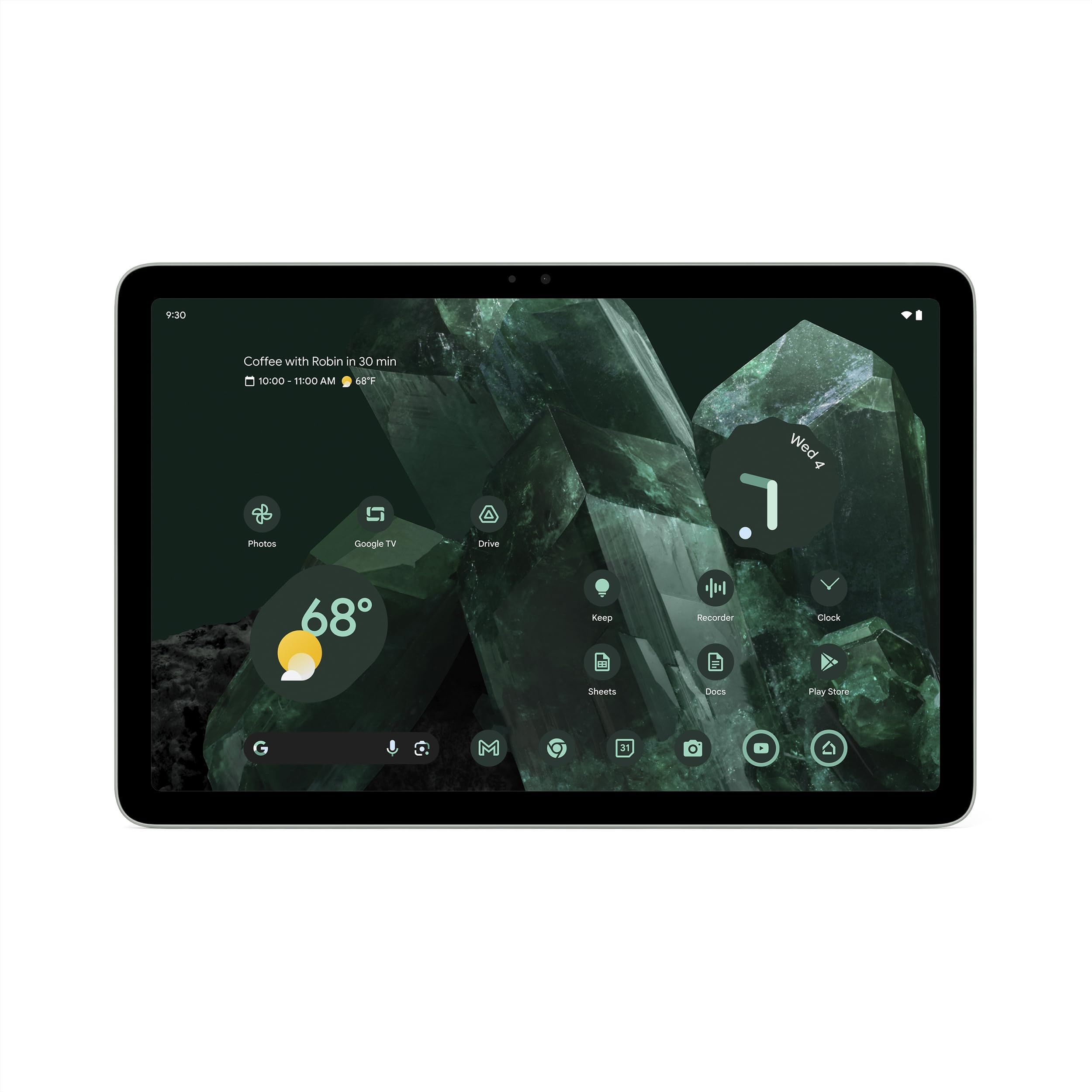 Google Pixel Tablet - 11-Inch Android Tablet with 16-Hour Battery Life, 8GB RAM & 128GB Storage (Hazel) - Perfect for Work, Streaming & Gaming