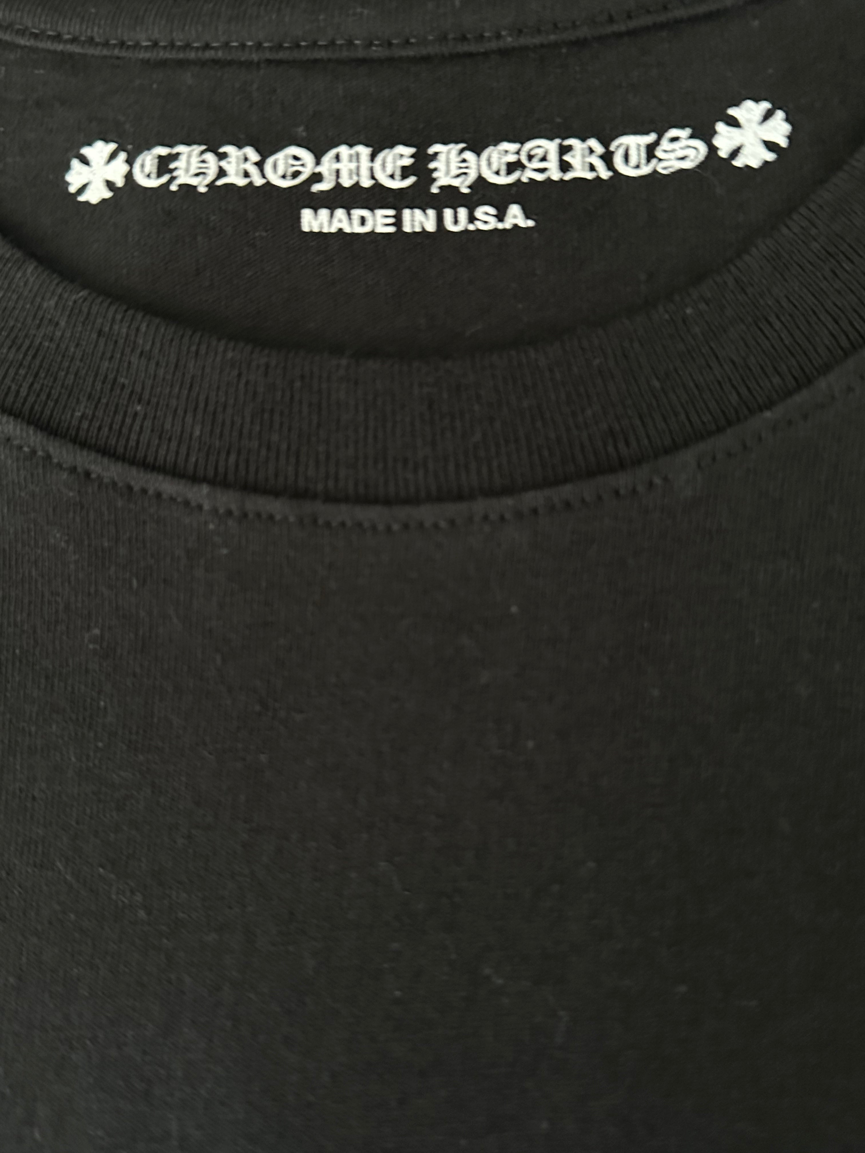 Chrome Hearts Matty Boy Black Stay Fast T-Shirt for Men - Stylish Graphic Tee for Casual Wear & Street Fashion
