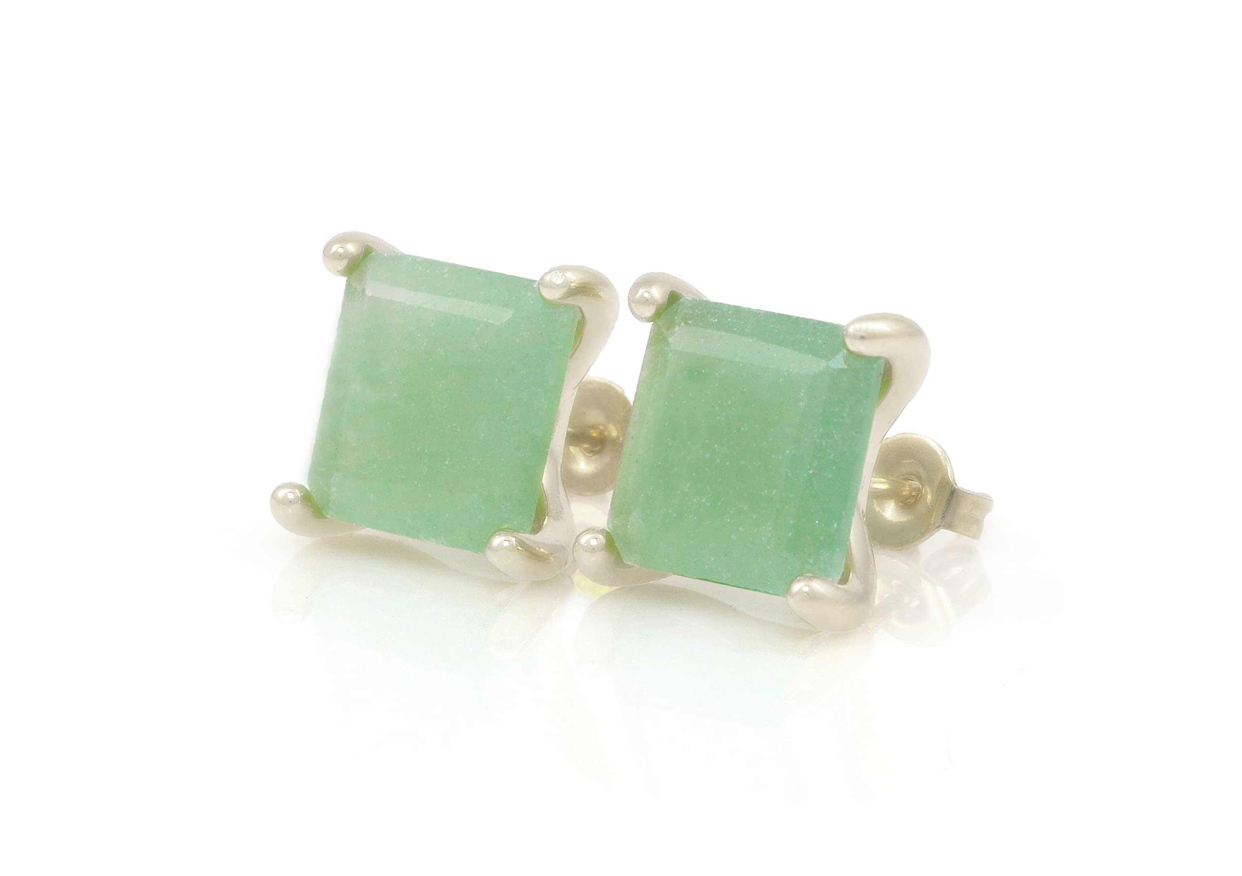 Handmade Green Aventurine Earrings for Women - Dainty Gemstone Jewelry for Everyday Wear & Gifts