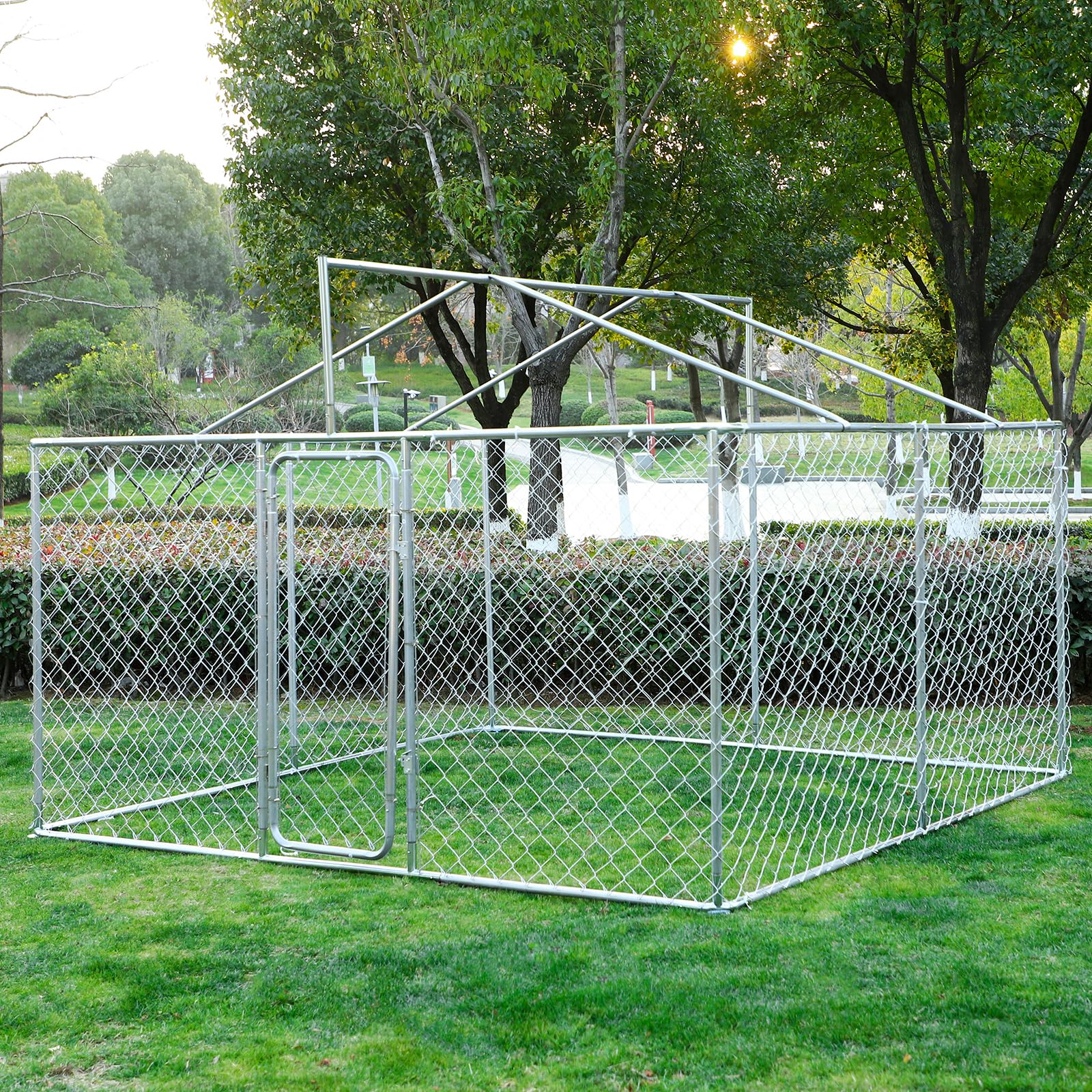 **Heavy Duty Outdoor Dog Kennel for Large Dogs - 118