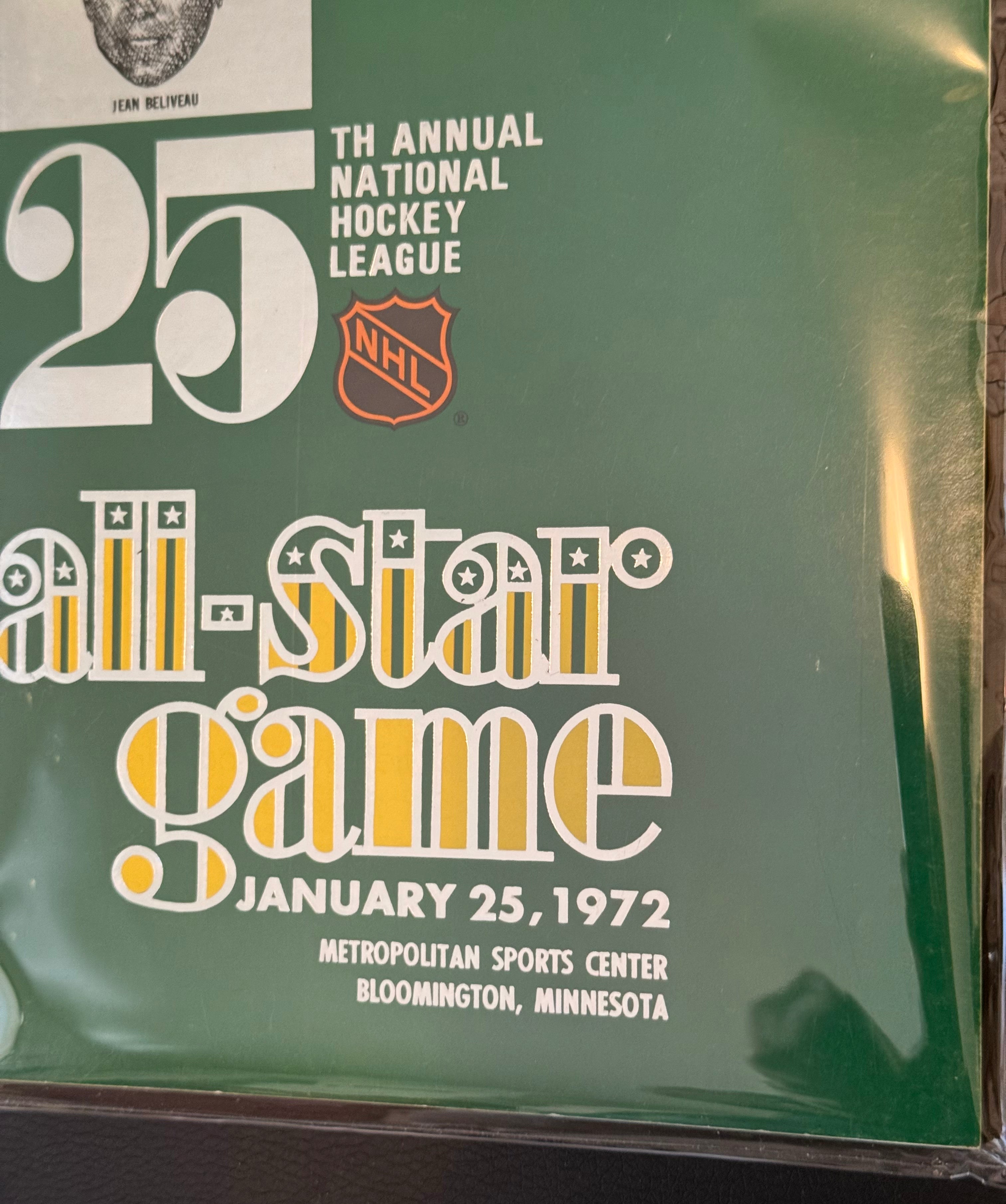 1972 NHL All-Star Game Program - Rare High-Grade Condition Hockey Collectible - Perfect for NHL Fans, Memorabilia Collectors & Sports History Enthusiasts