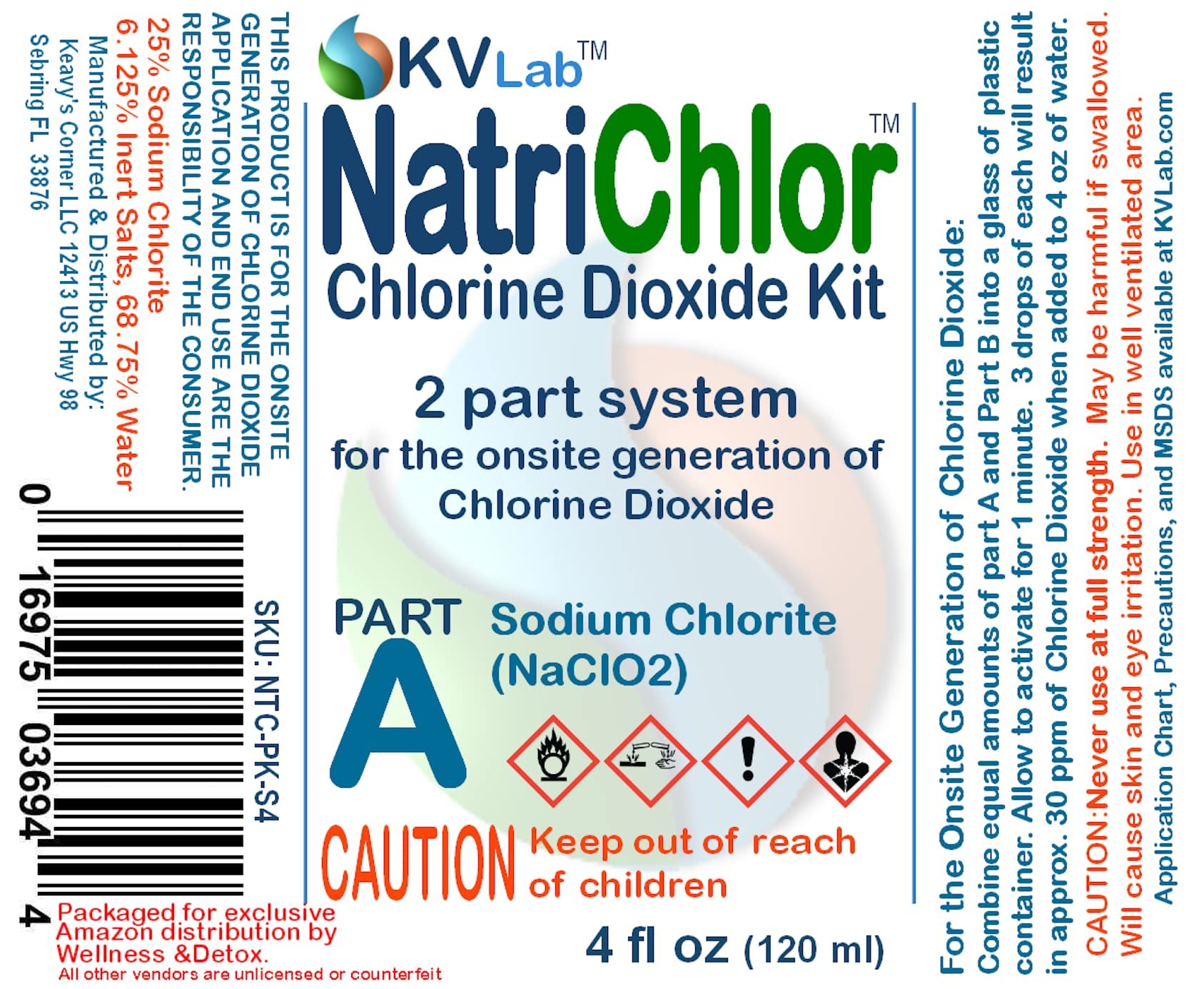 NatriChlor CD Set with Accu-Drop Bottles – Extra Large 8 oz Hydrochloric Acid (HCL) Solution for Pool Maintenance, Spa Water Balancing & Hot Tub pH Control