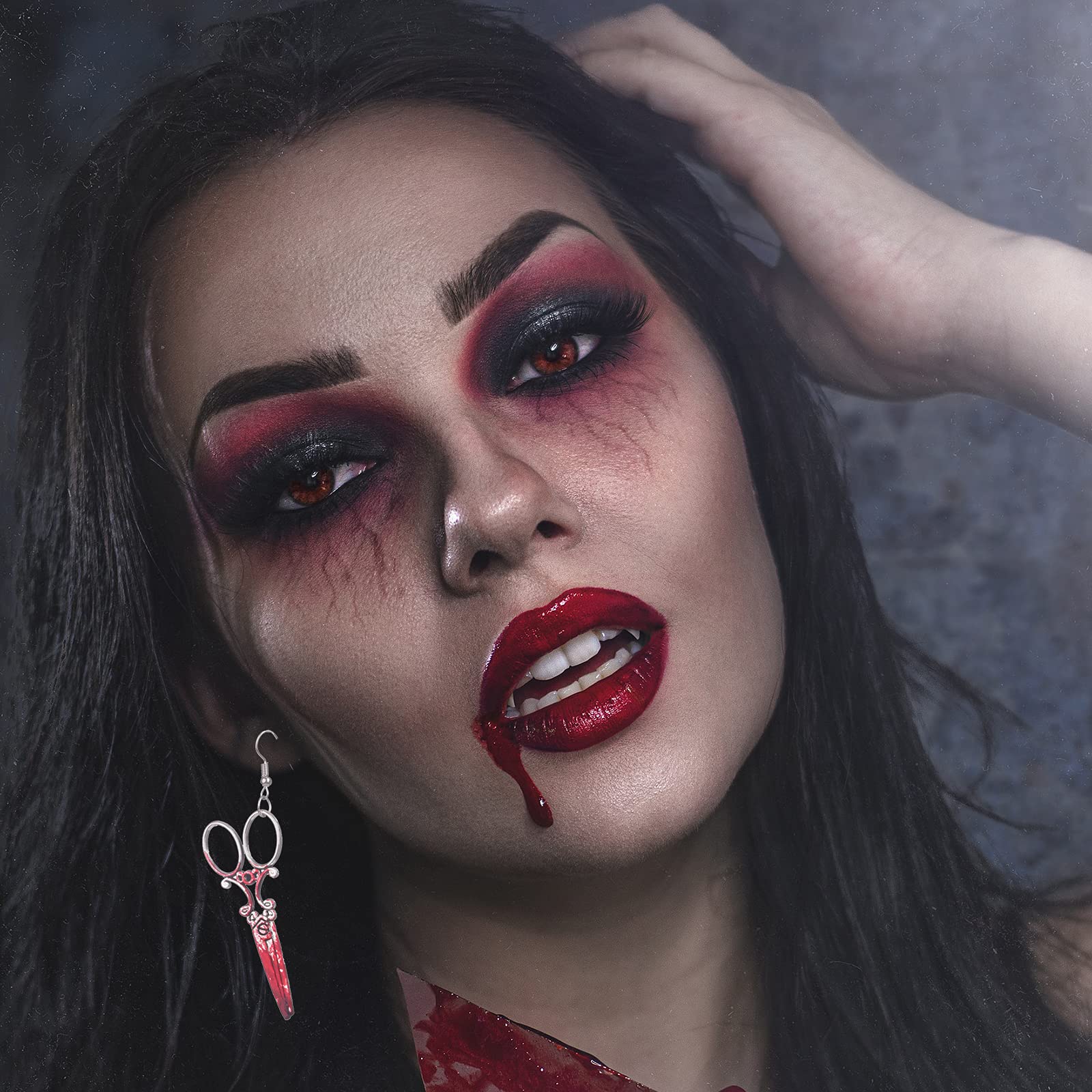 Gothic Sword Dangle Earrings for Women - Unique Punk Jewelry Gift for Goth Lovers - Perfect for Halloween, Cosplay, and Alternative Fashion