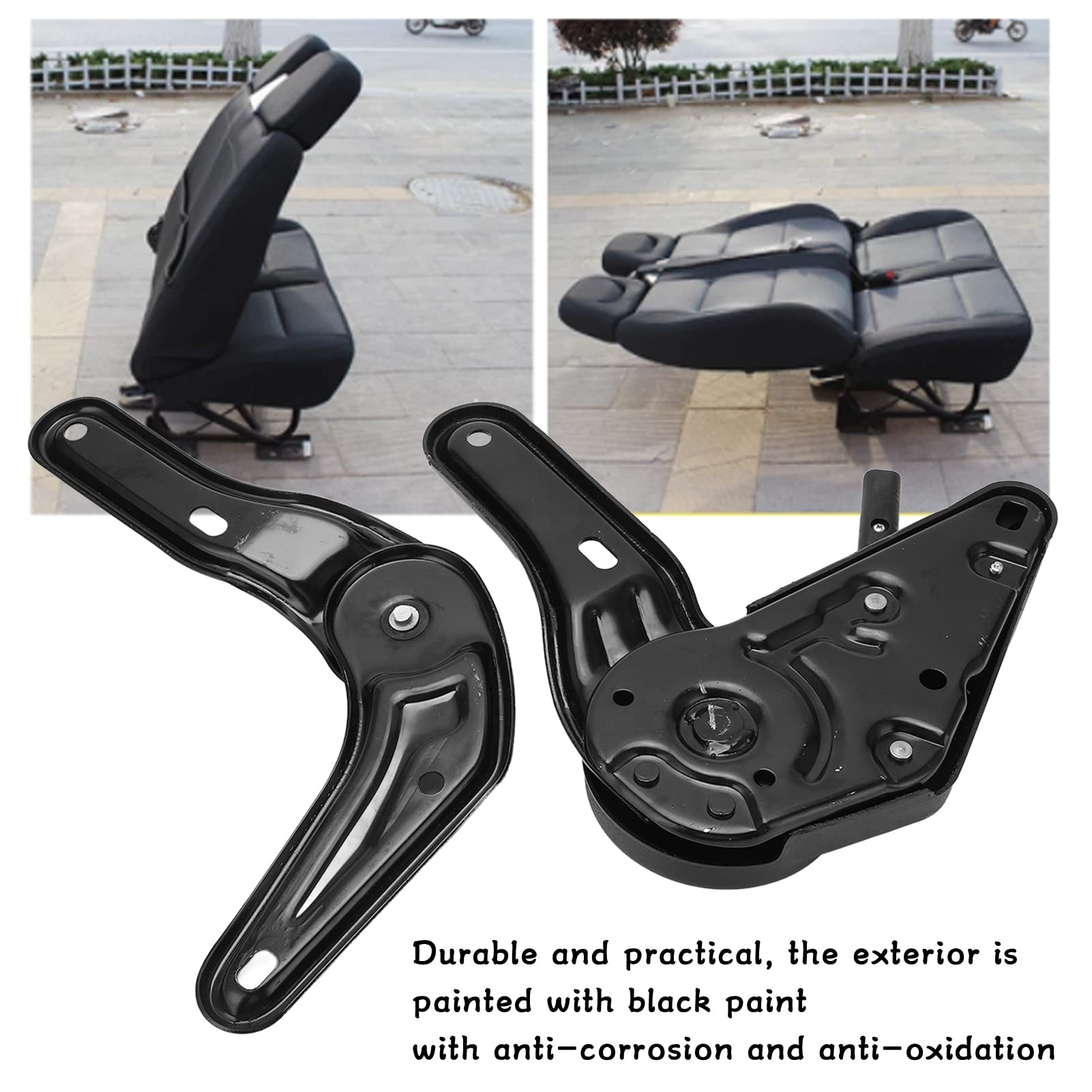 Heavy Duty Seat Back Hinge Recliner for Trucks & Excavators - 30° to 180° Adjustable Angle with Dual Toothed Plates | Perfect for Construction Vehicles, Off-Road Equipment & Heavy Machinery Comfort