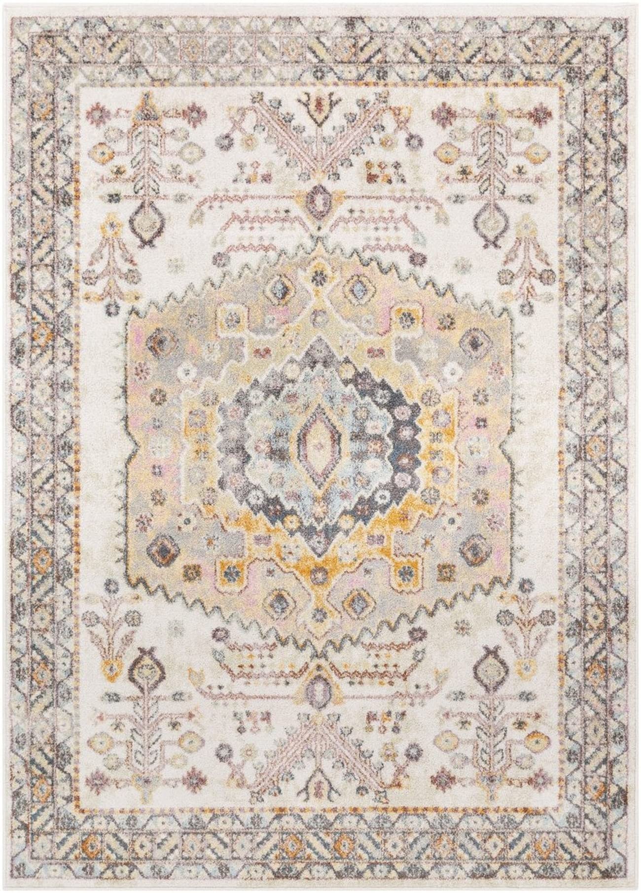 Mark&Day Korendijk 8x10 Rustic Bright Orange Area Rug - Soft Orange Beige Carpet for Living Room, Bedroom, Kitchen - 7'10