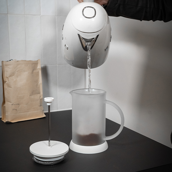 Premium Joy Resolve French Press Coffee Maker - 34 oz Stainless Steel, 4-Level Filtration - Perfect for Home, Office, Camping & Travel
