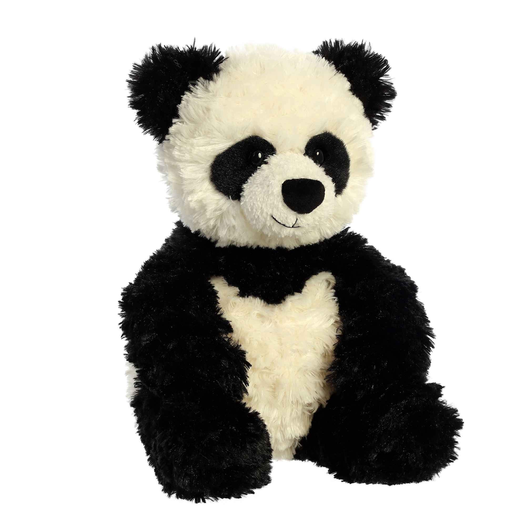 Aurora® Snuggly Tubbie Wubbies™ 12 Inch Black Panda Stuffed Animal - Soft Plush Toy for Kids, Comforting Companion for Sleep & Anxiety Relief - Perfect for Cuddling, Nursery Decor, and Imaginative Play