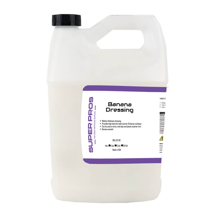 1 Gallon Super Gloss Dressing - High Shine Car Detailing & Tire Shine - Perfect for Cars, Trucks, Motorcycles & RVs - Long Lasting Protection & UV Resistance